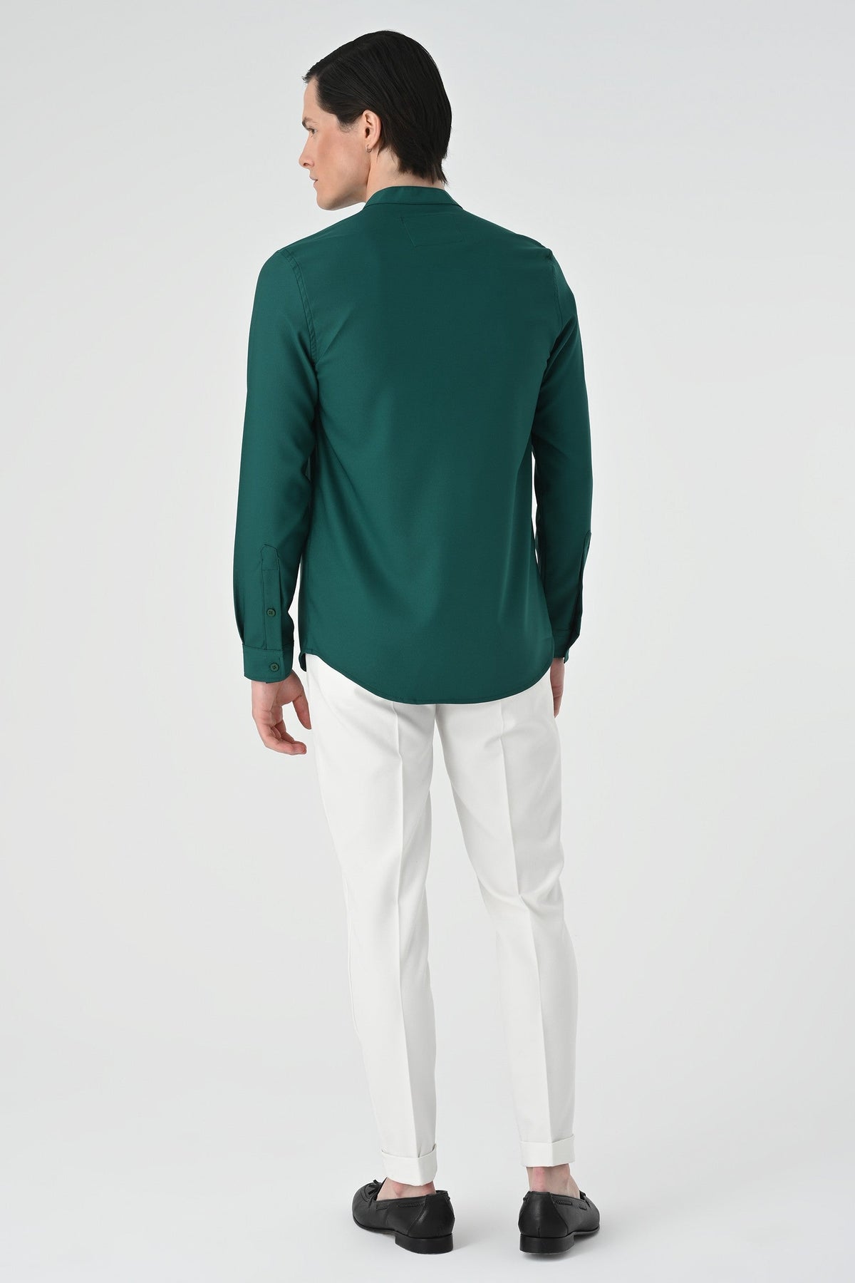 Antioch Regular Fit Mandarin Collar Men's Shirt