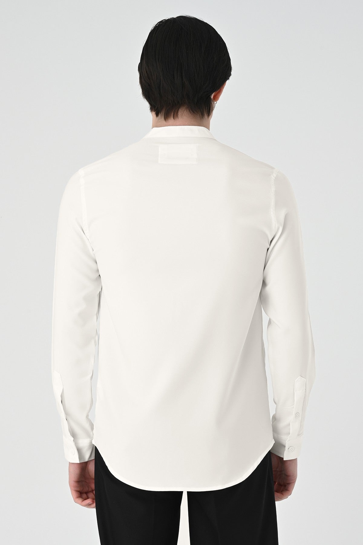 Antioch Regular Fit Mandarin Collar Men's Shirt