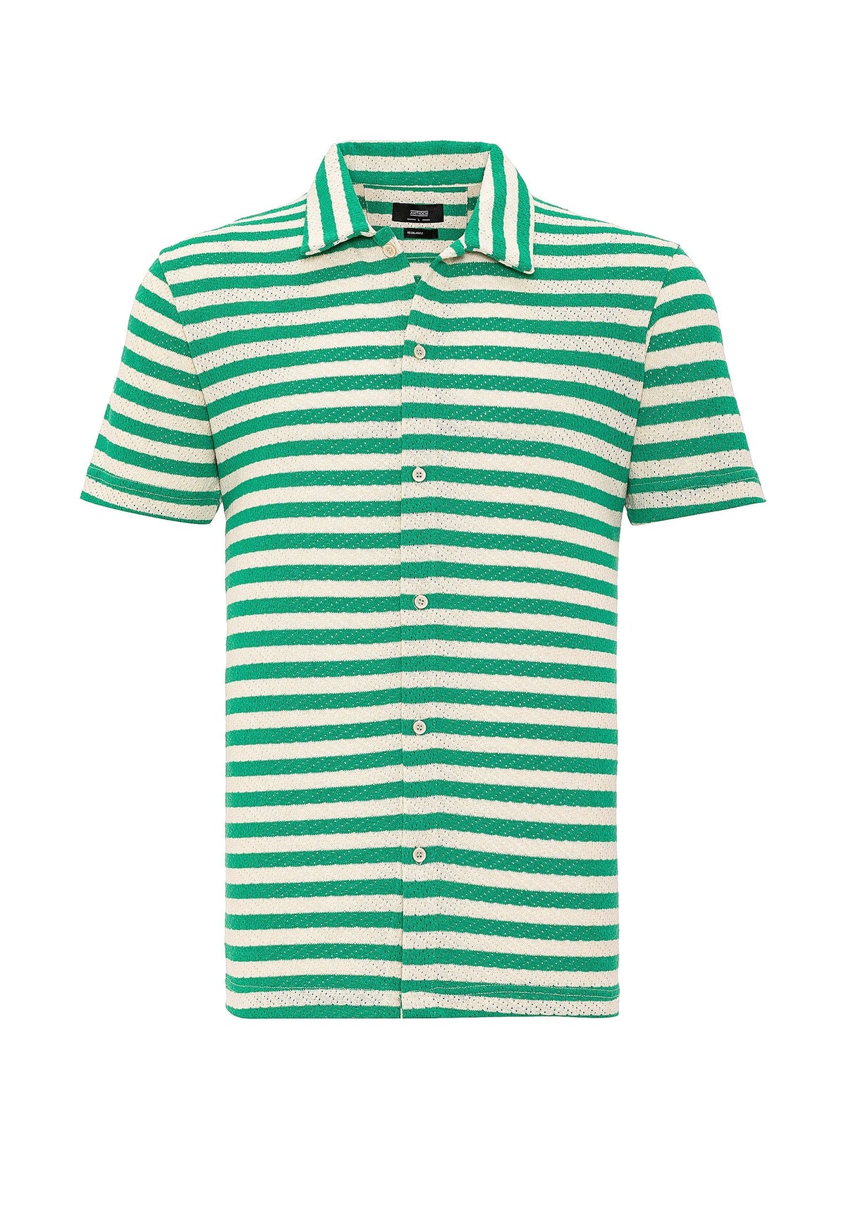 Antioch Short-Sleeve Striped Men's Knit Shirt