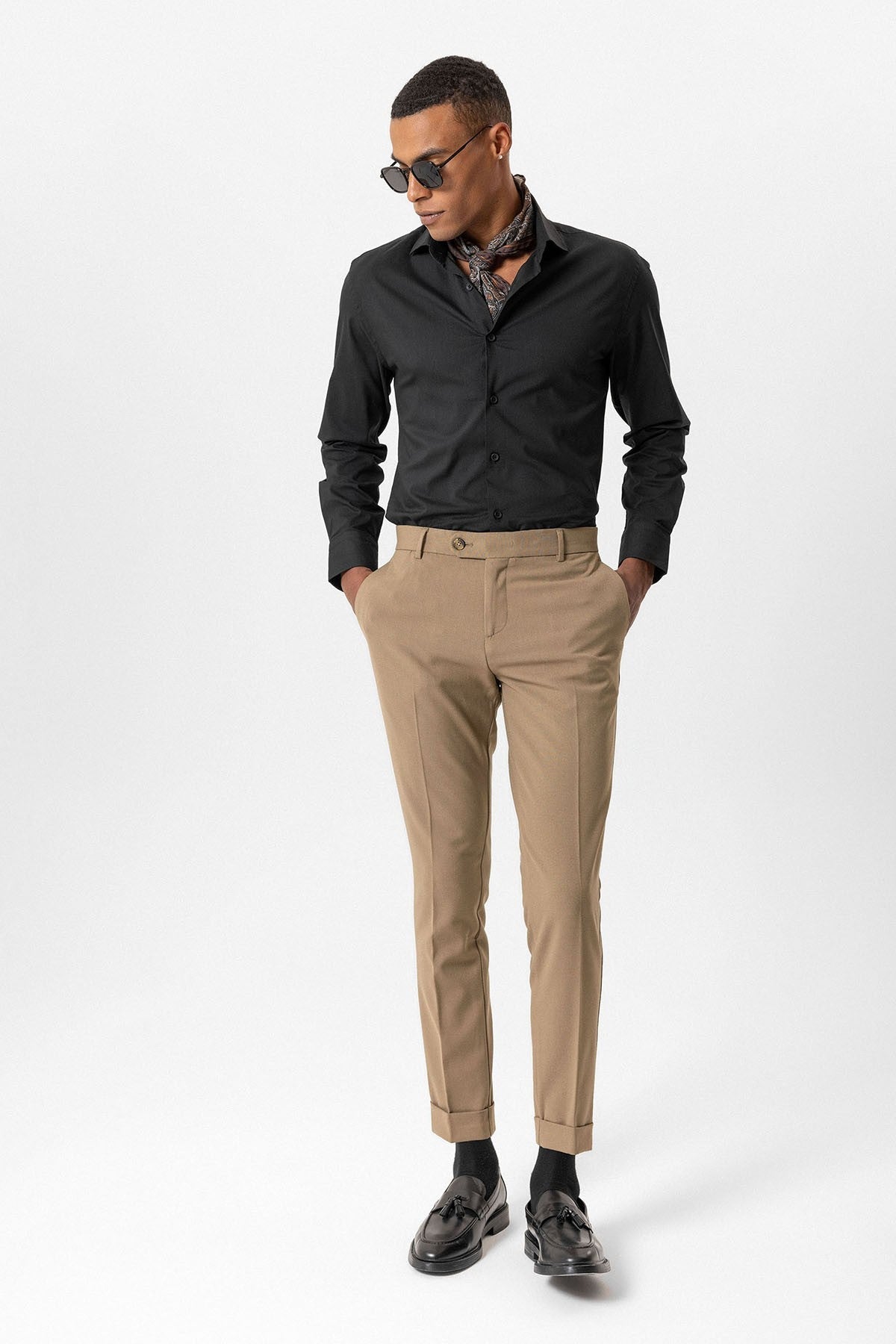 Antioch Regular Fit Double-Cuff Men's Pants