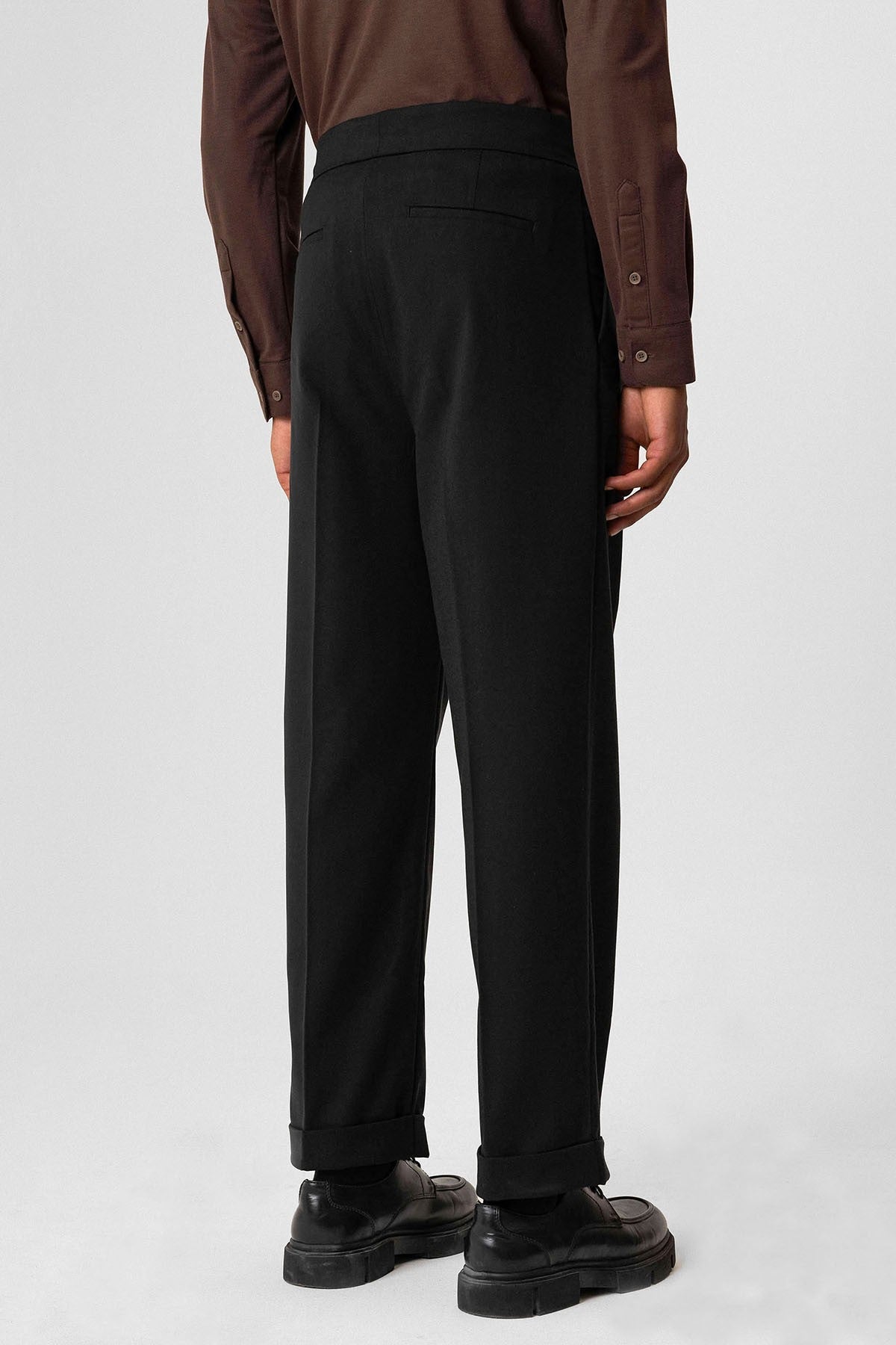 Antioch Toka Detailed Pleated High-Waisted Men's Pants