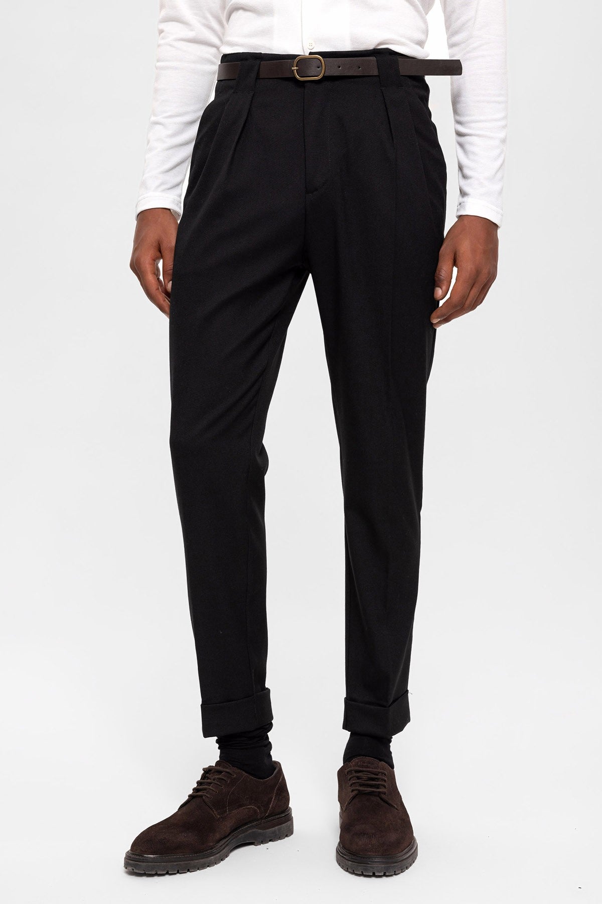 Antioch Arched Double-Cuff Pants