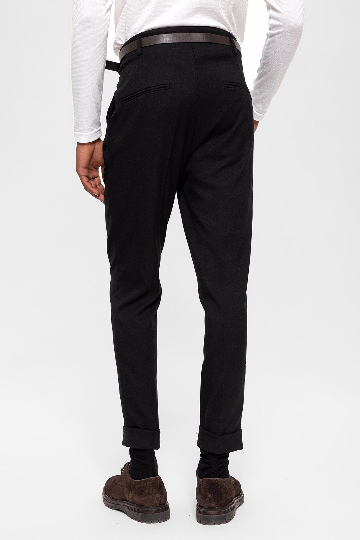 Antioch Arched Double-Cuff Pants