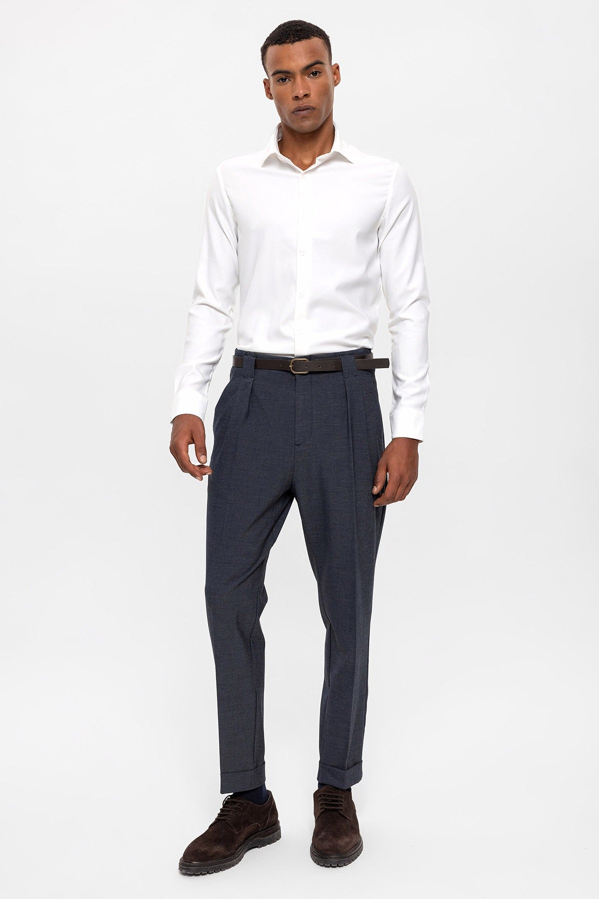 Antioch Arched Double-Cuff Pants