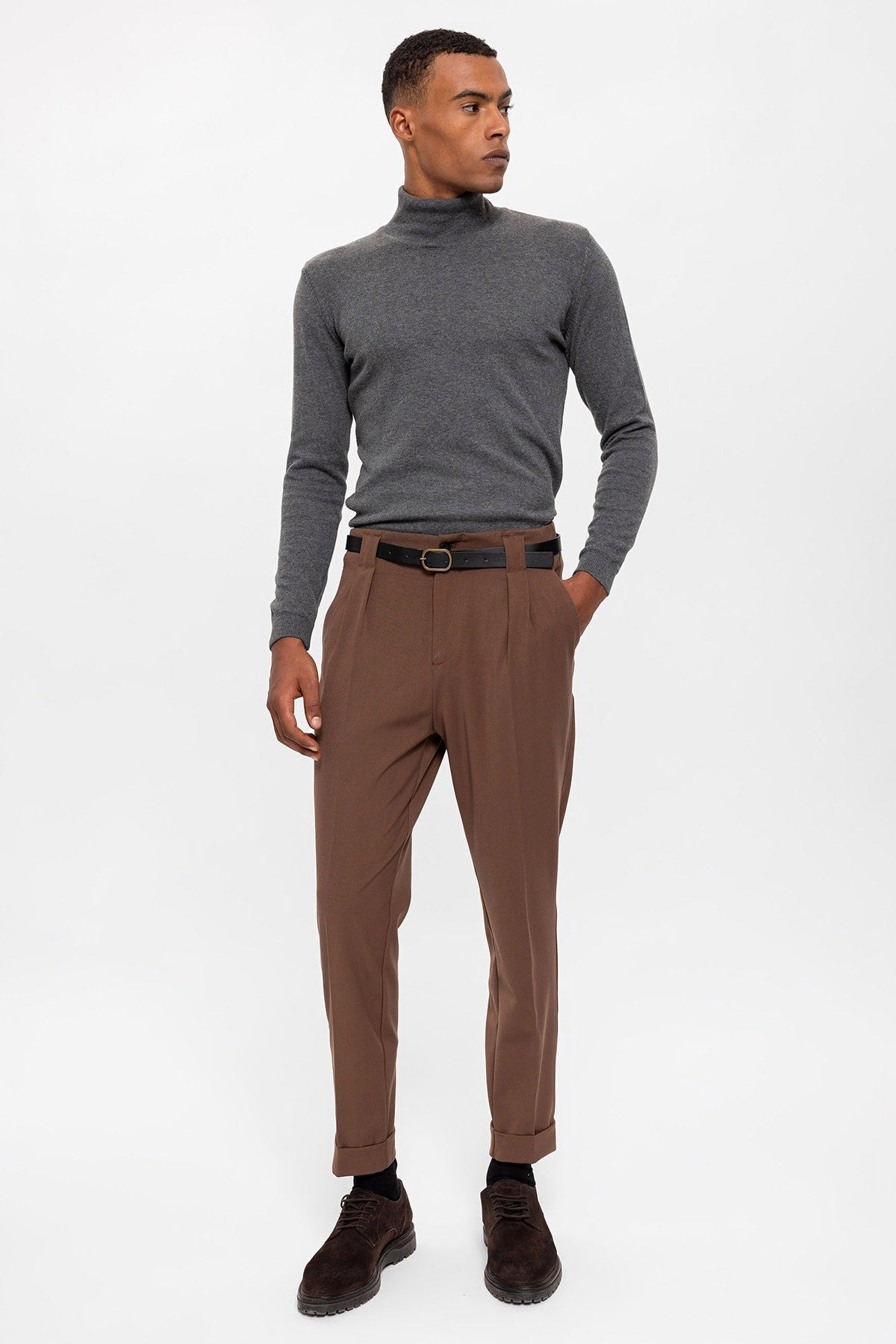 Antioch Arched Double-Cuff Pants