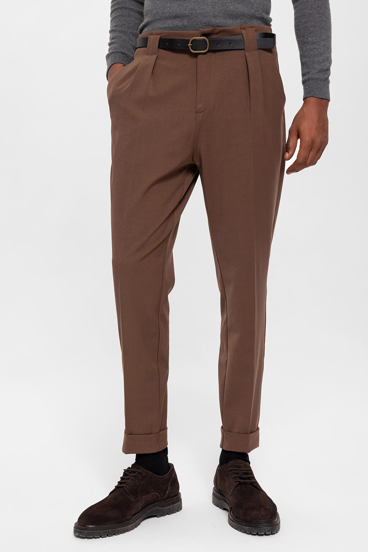 Antioch Arched Double-Cuff Pants
