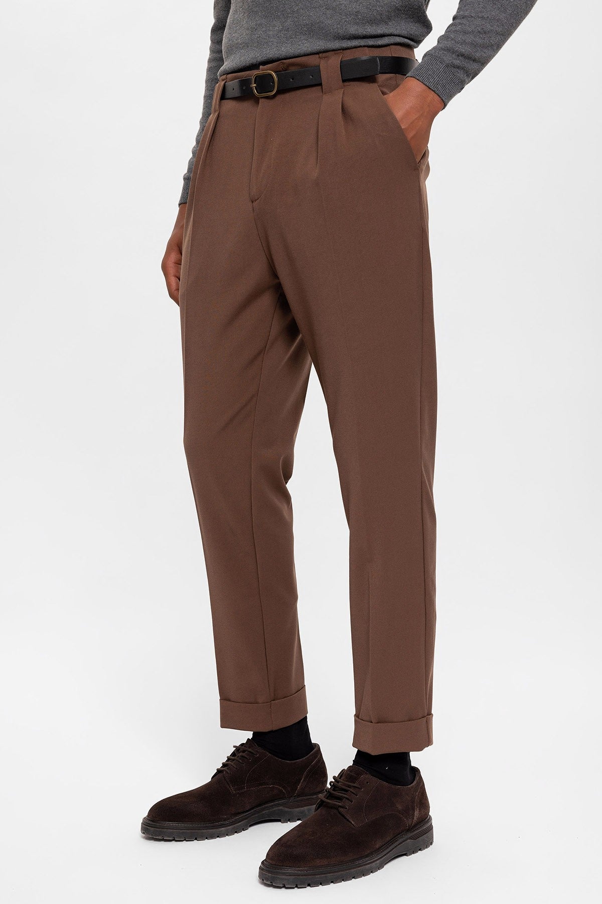Antioch Arched Double-Cuff Pants