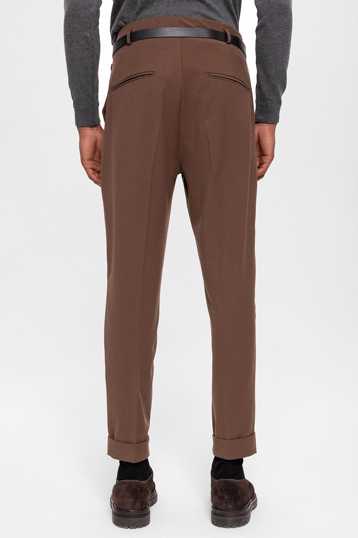 Antioch Arched Double-Cuff Pants