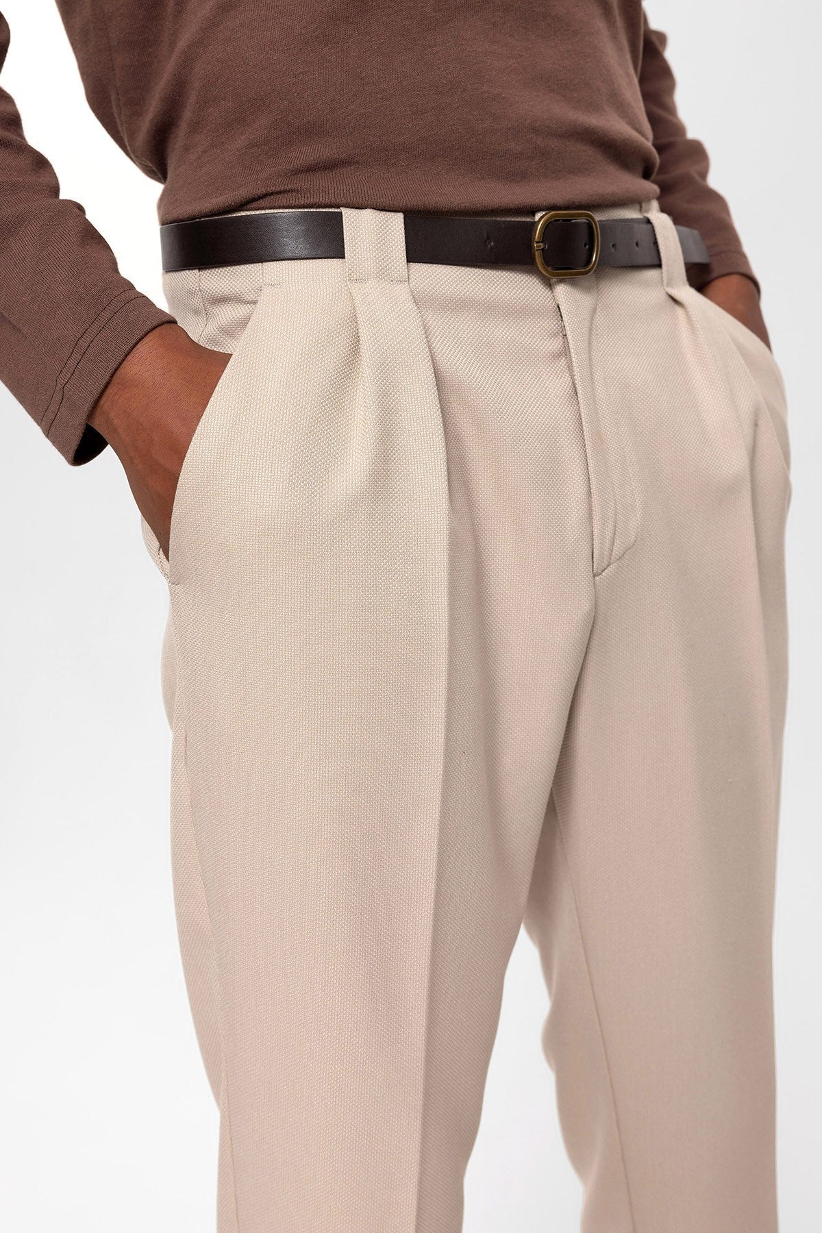 Antioch Arched Double-Cuff Pants