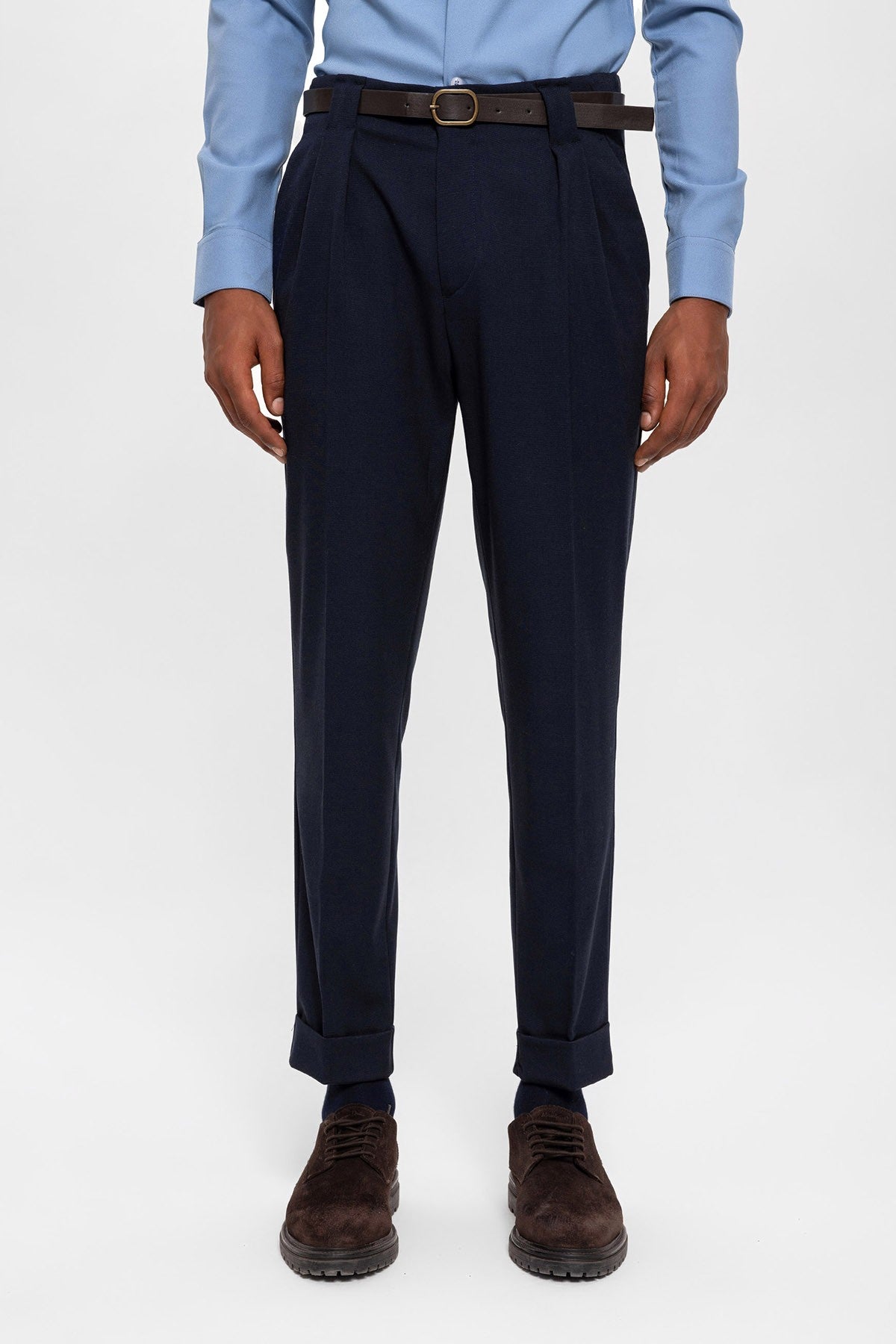 Antioch Arched Double-Cuff Pants