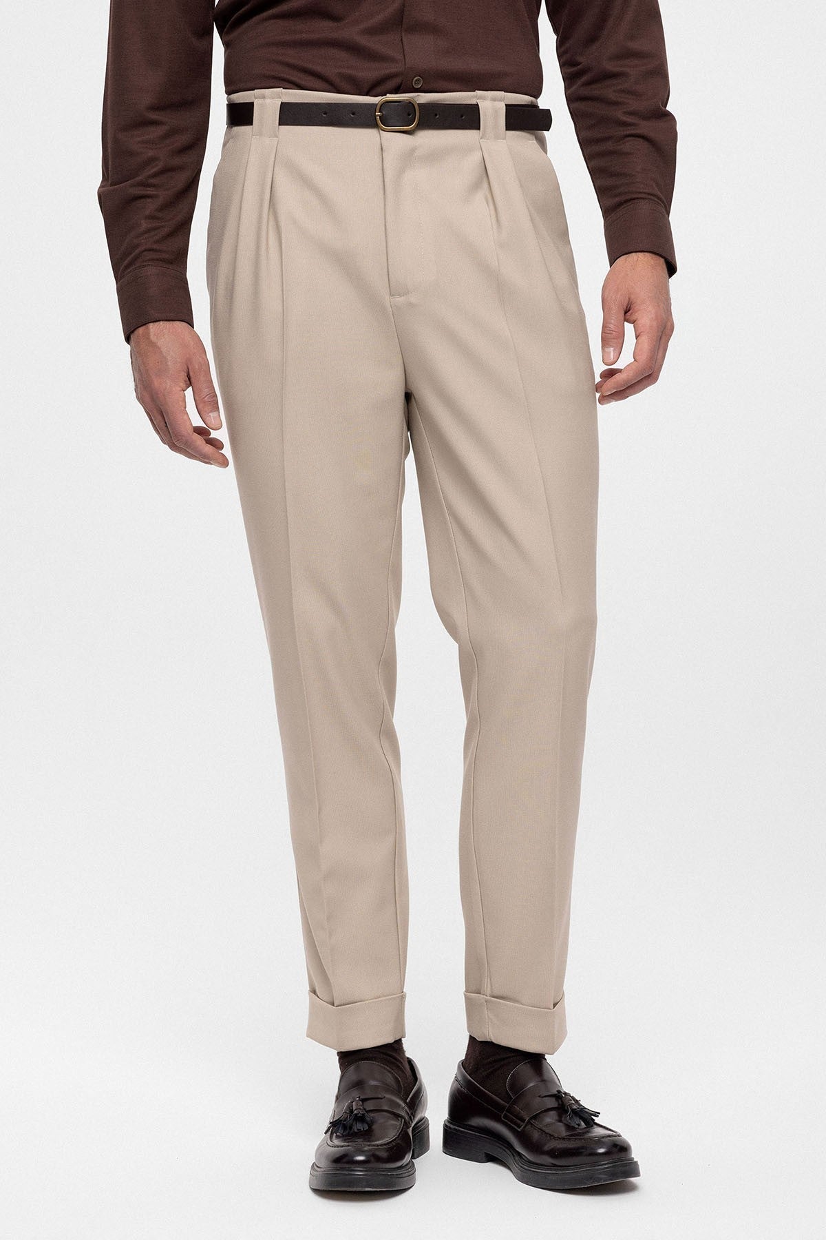 Antioch Arched Double-Cuff Pants