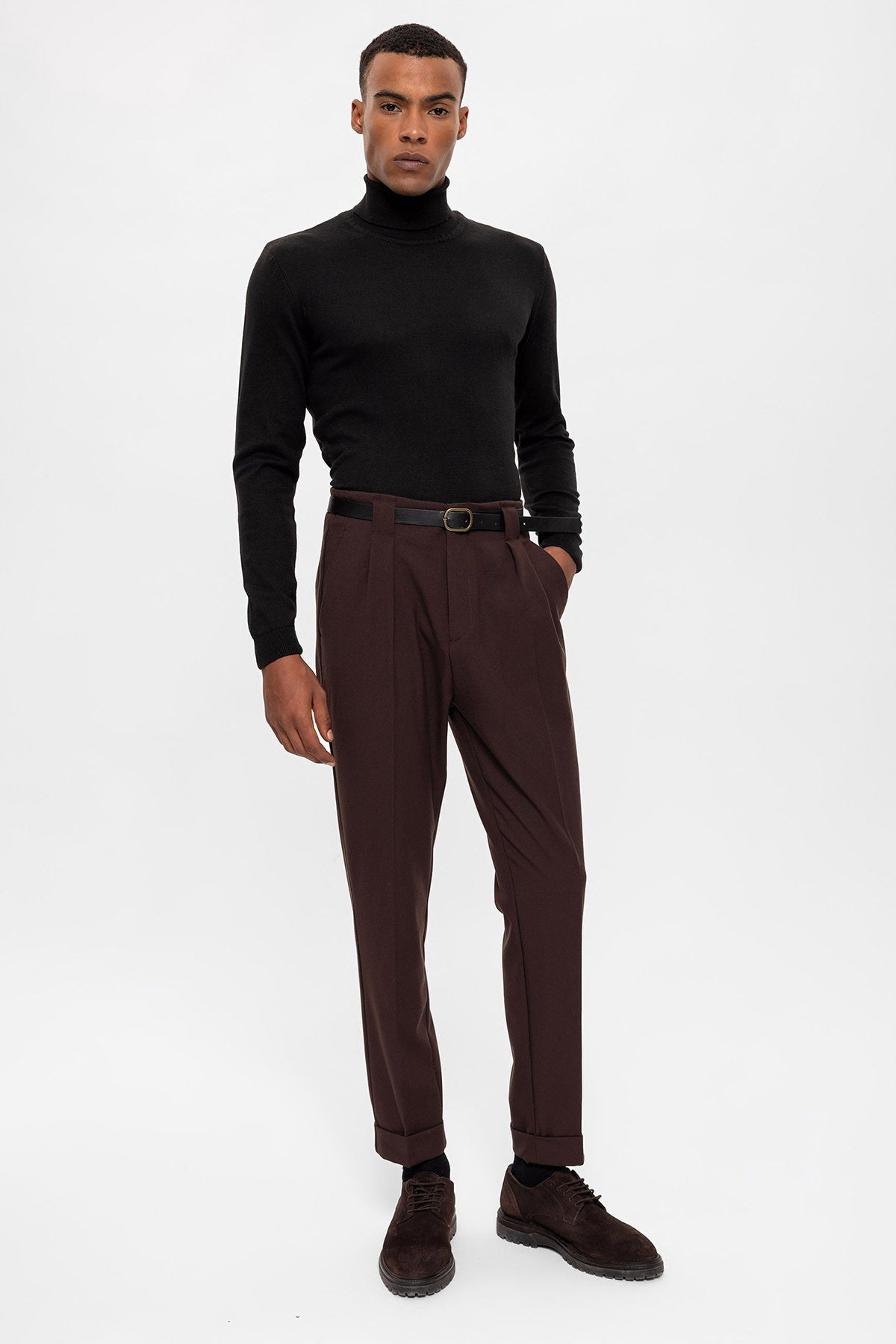 Antioch Arched Double-Cuff Pants