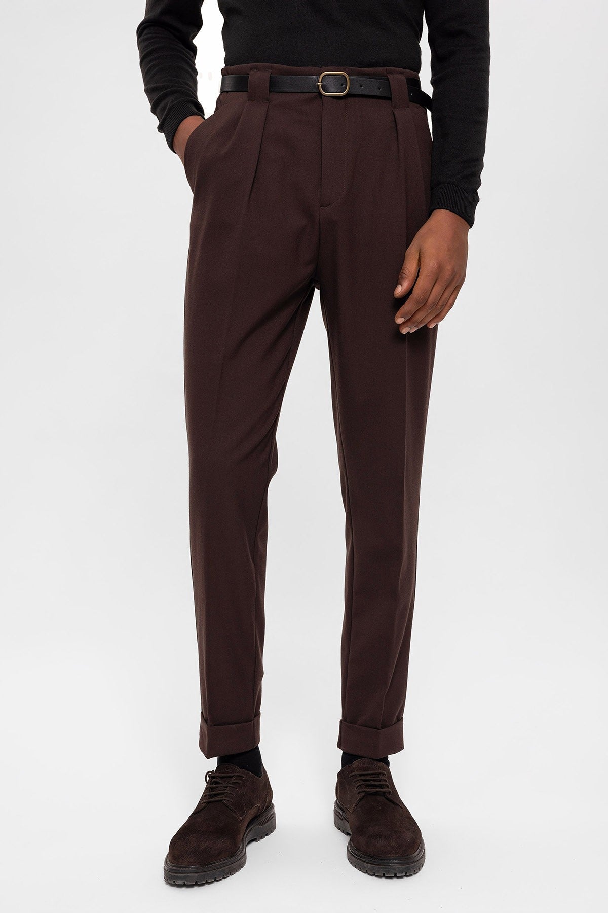 Antioch Arched Double-Cuff Pants