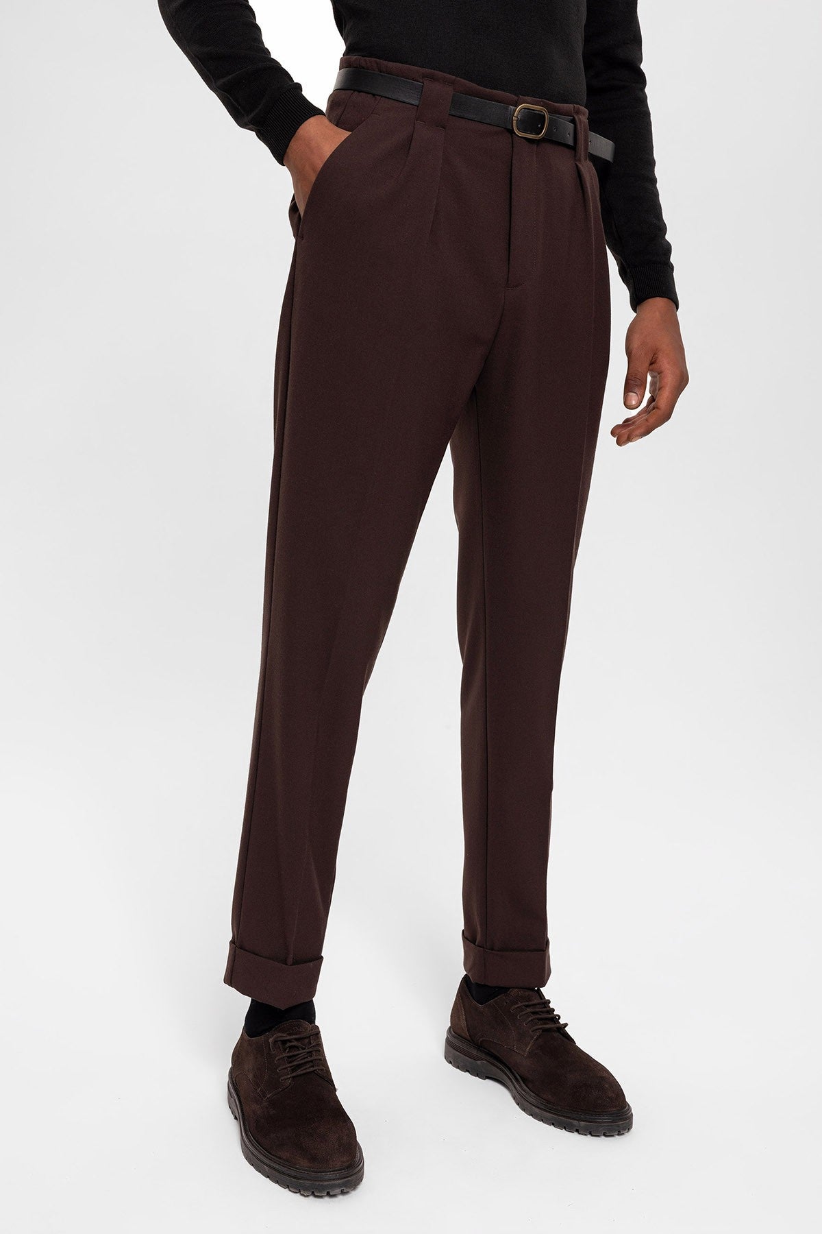 Antioch Arched Double-Cuff Pants
