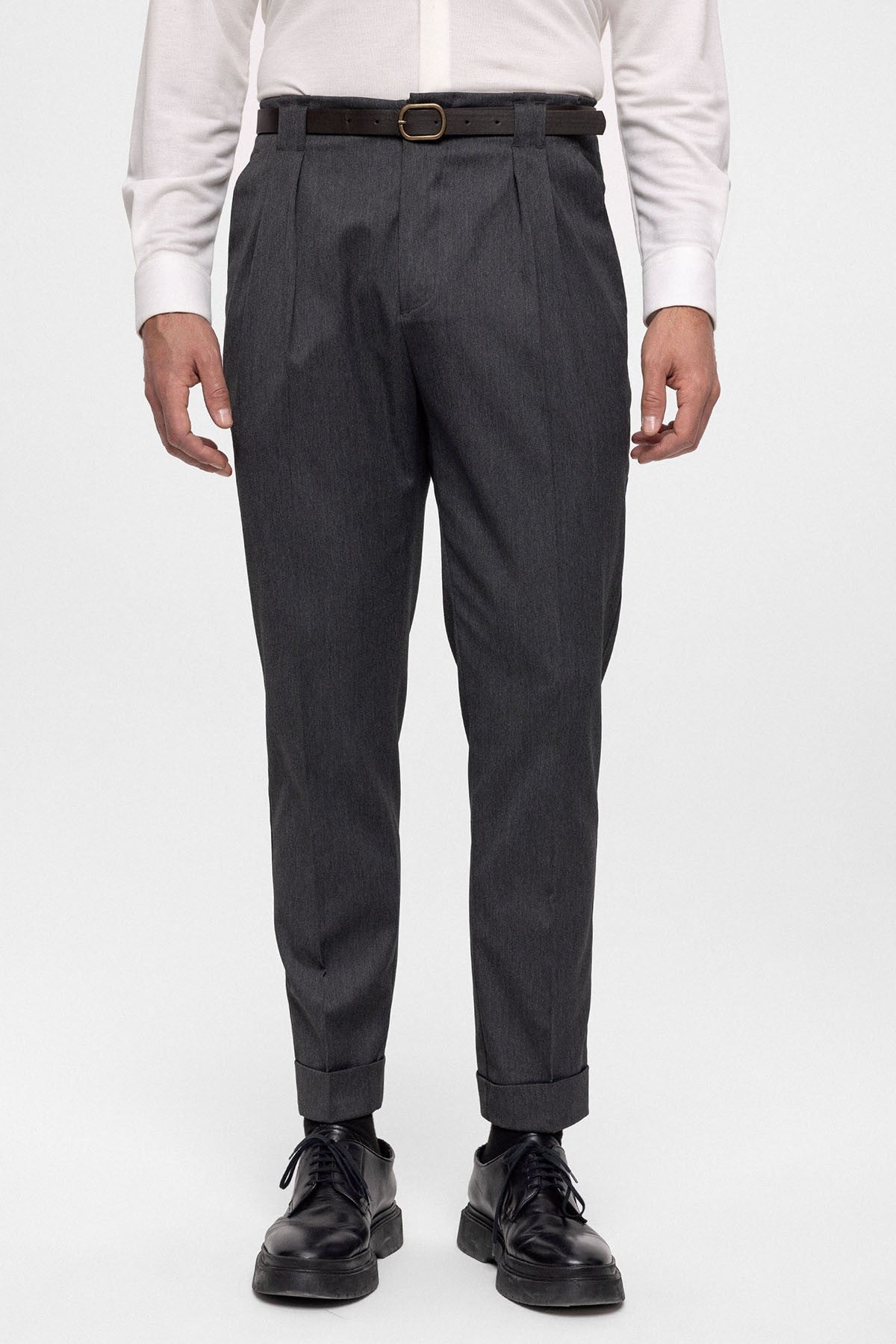 Antioch Arched Double-Cuff Pants