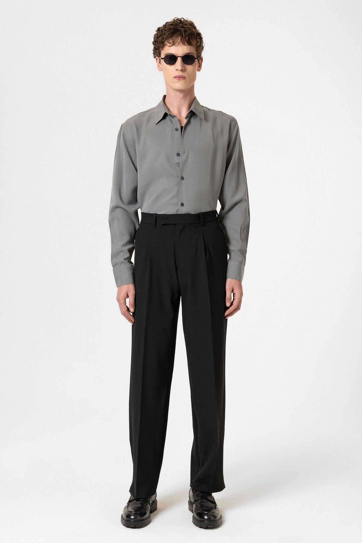 Antioch High-Waisted Zipper-Front Men's Pants