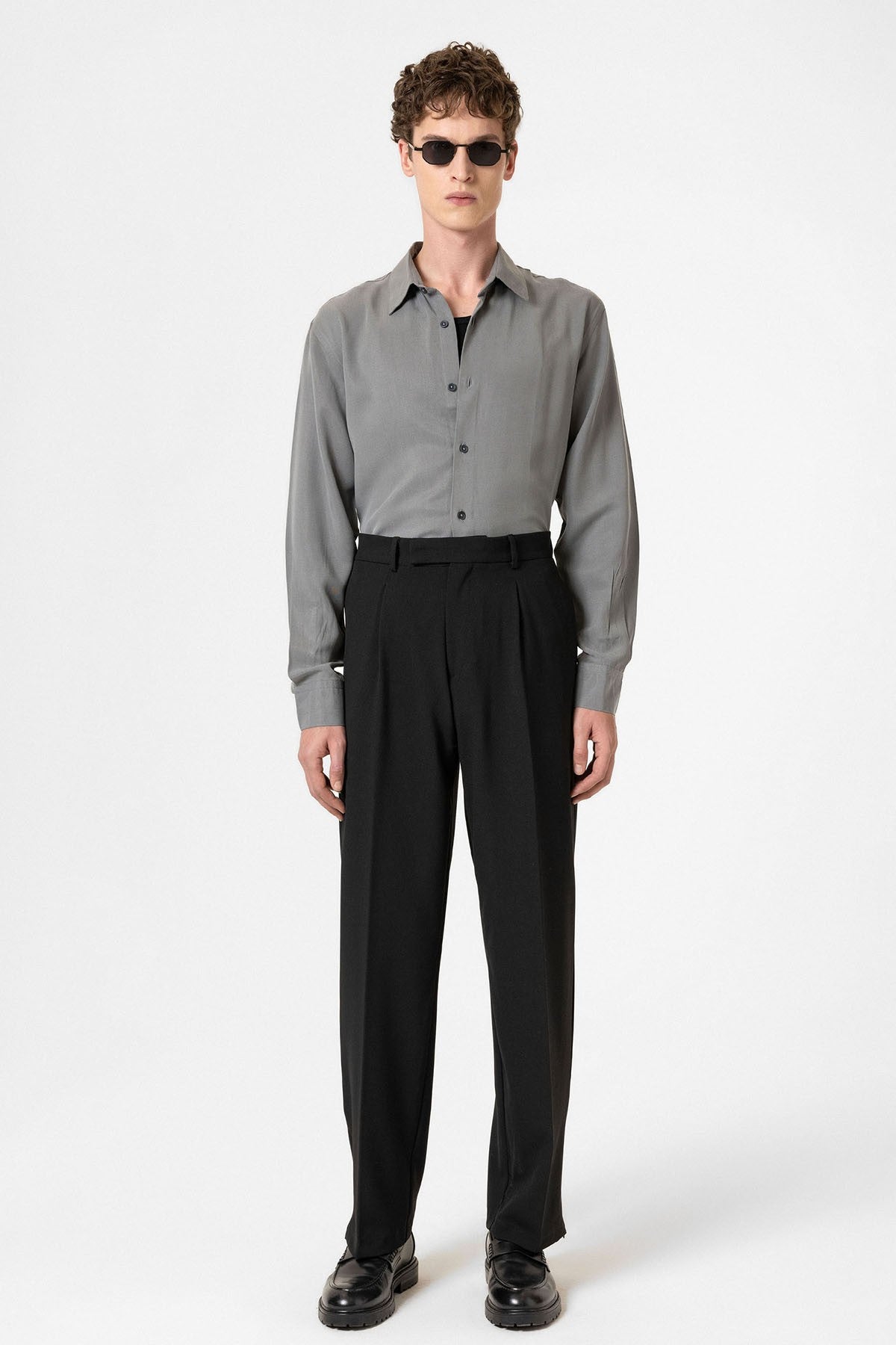 Antioch High-Waisted Zipper-Front Men's Pants