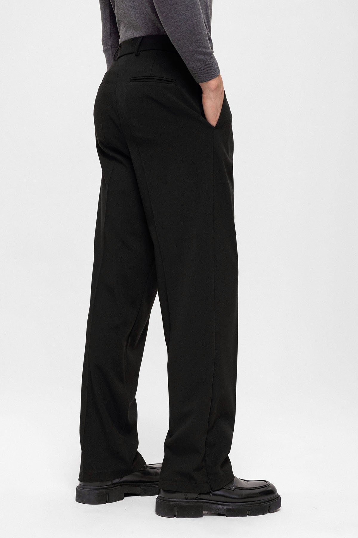 Antioch High-Waisted Zipper-Front Men's Pants