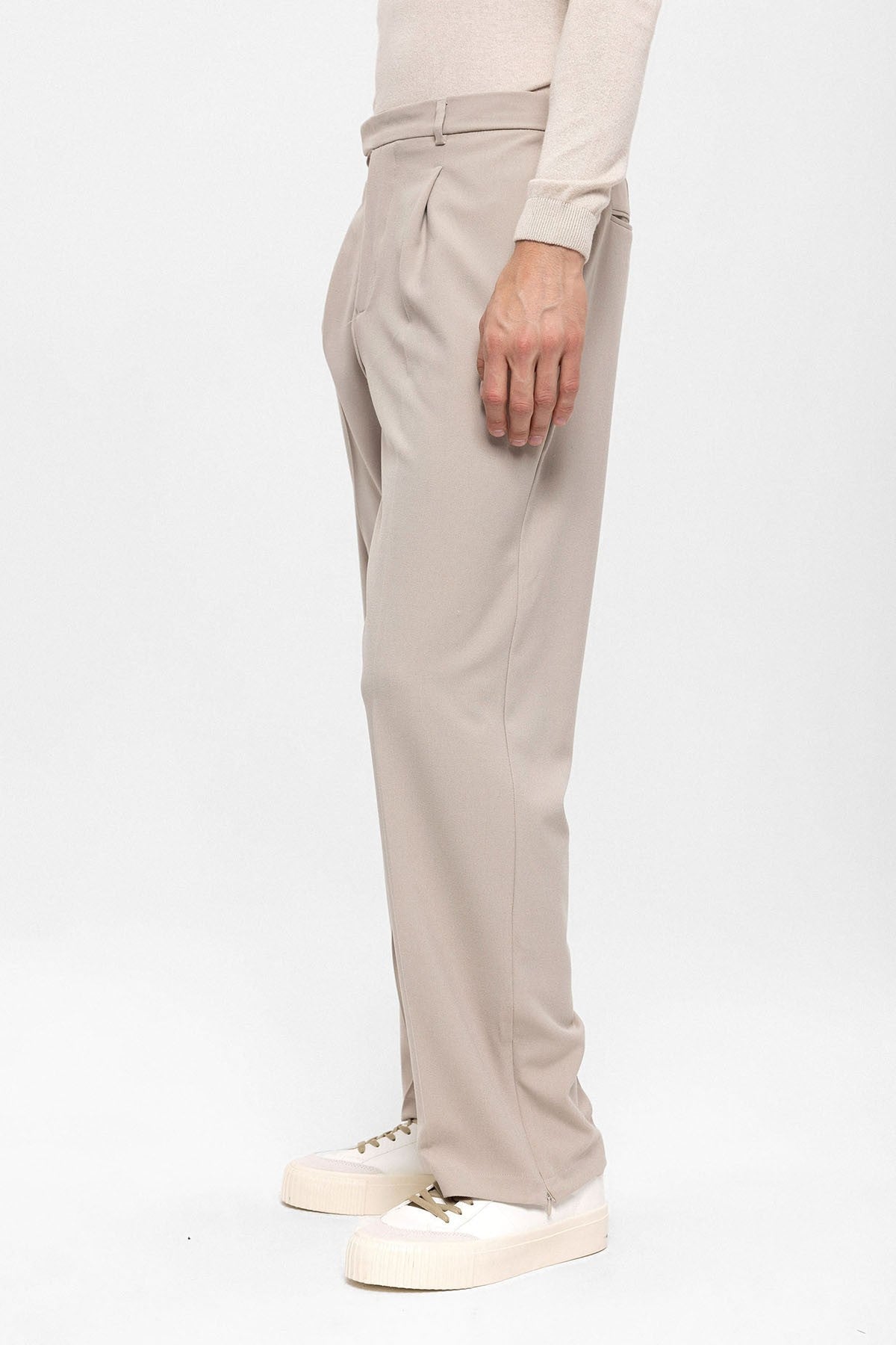 Antioch High-Waisted Zipper-Front Men's Pants