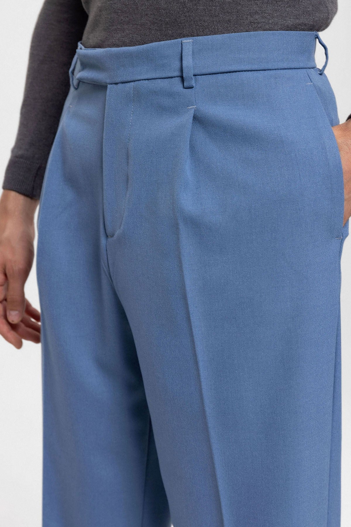 Antioch High-Waisted Zipper-Front Men's Pants