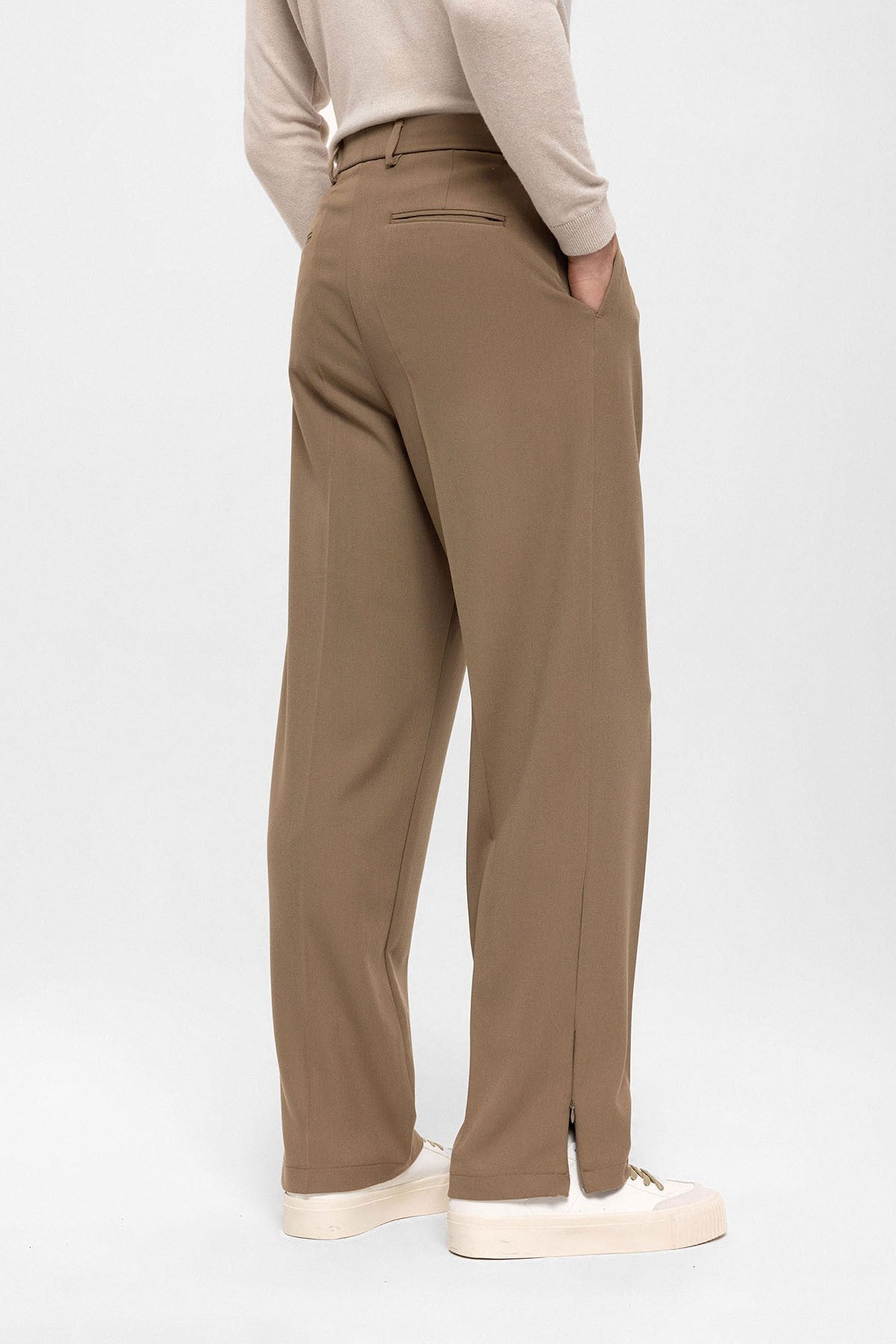 Antioch High-Waisted Zipper-Front Men's Pants