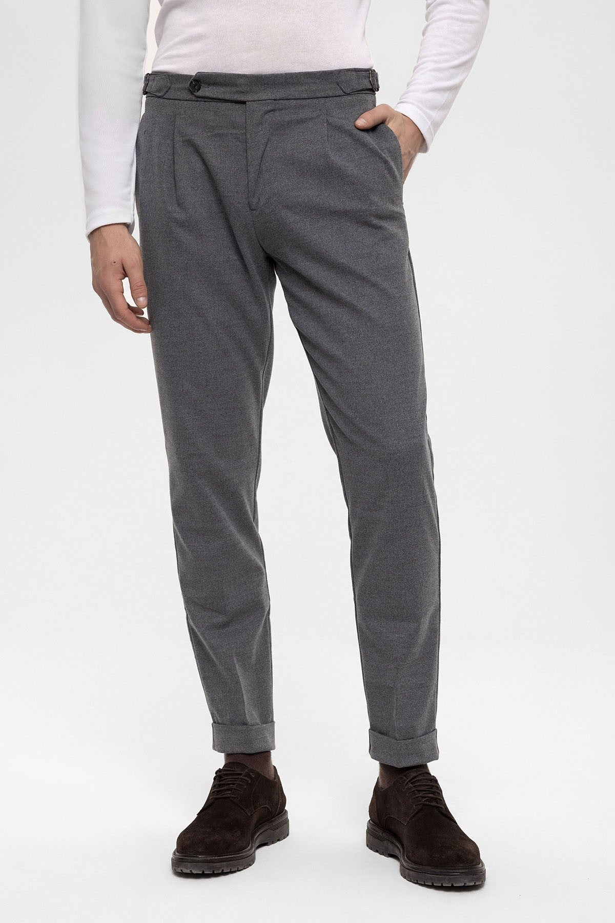 Antioch High-Waisted Pleated Men's Pants