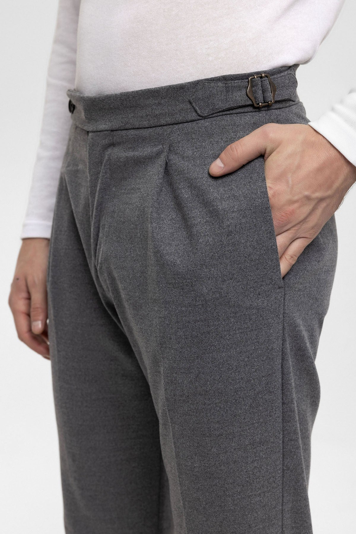 Antioch High-Waisted Pleated Men's Pants