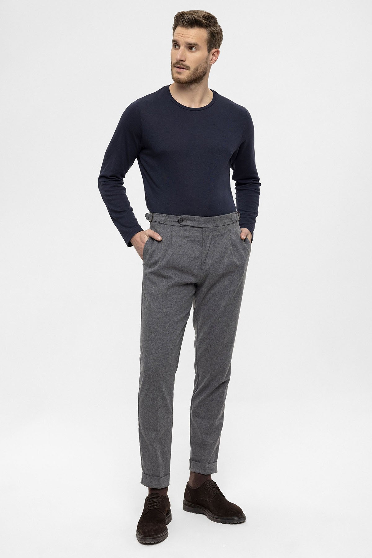 Antioch High-Waisted Pleated Men's Pants