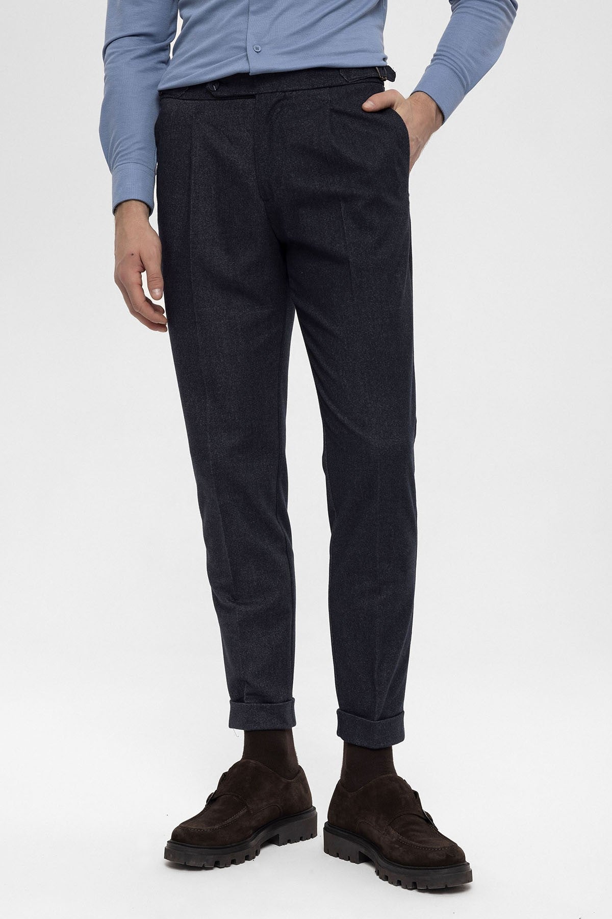 Antioch High-Waisted Pleated Men's Pants