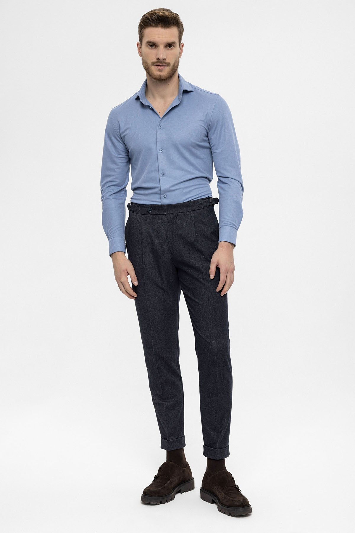 Antioch High-Waisted Pleated Men's Pants