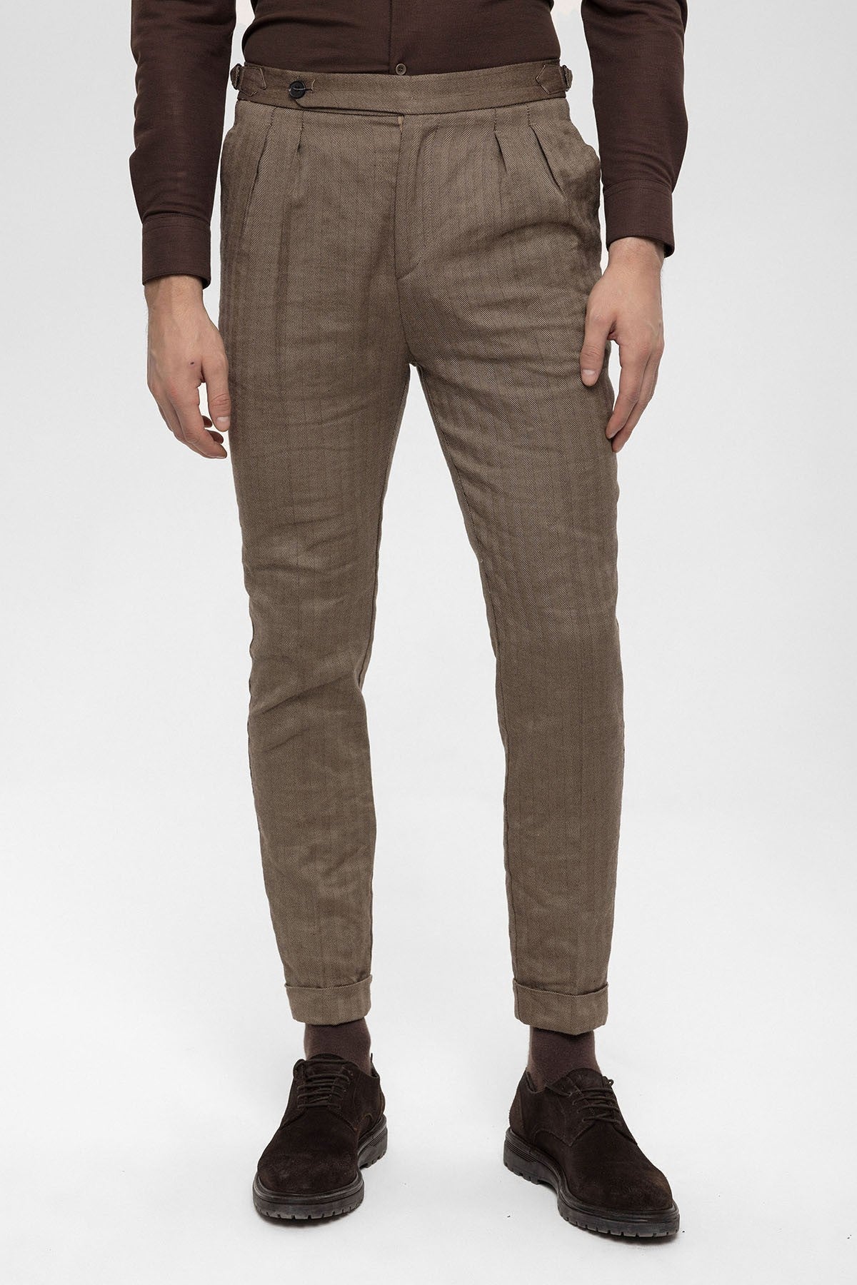 Antioch High-Waisted Double-Pleated Men's Pants