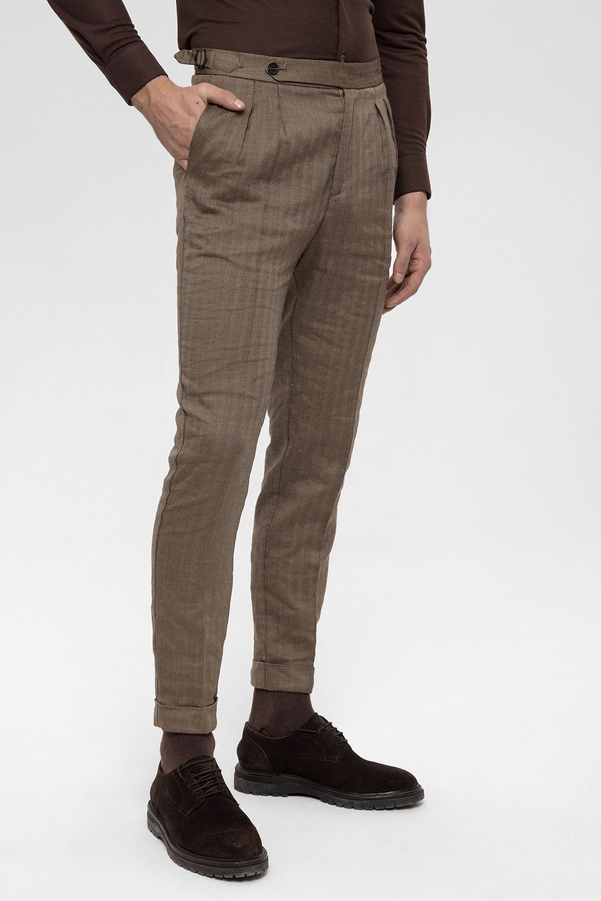 Antioch High-Waisted Double-Pleated Men's Pants