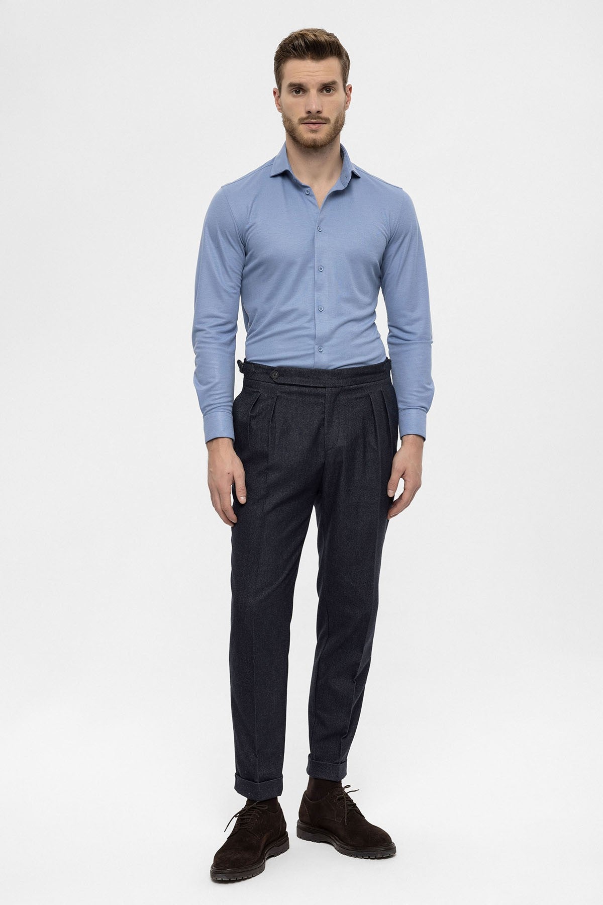 Antioch High-Waisted Double-Pleated Men's Pants