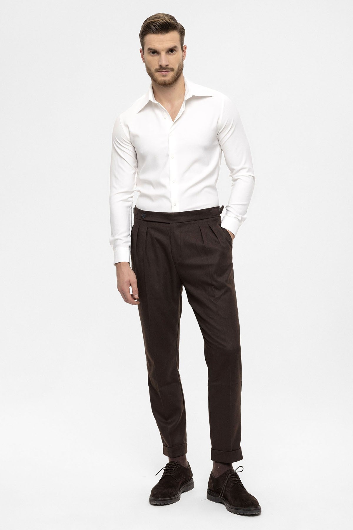 Antioch High-Waisted Double-Pleated Men's Pants