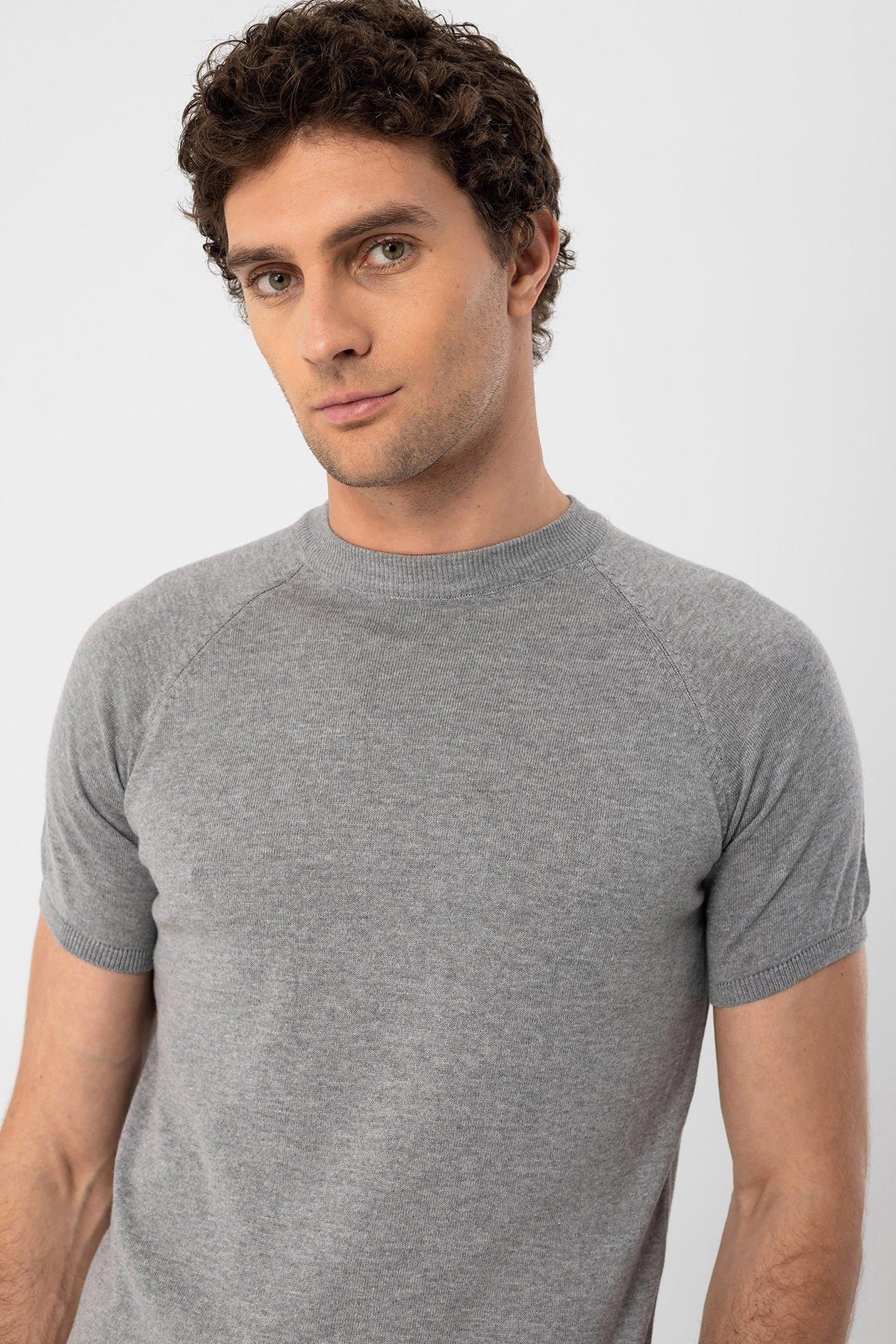 Antioch Bike Collar Slim-Fit Men's Knit T-Shirt