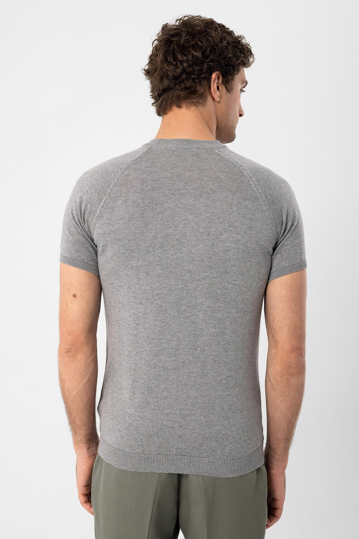 Antioch Bike Collar Slim-Fit Men's Knit T-Shirt