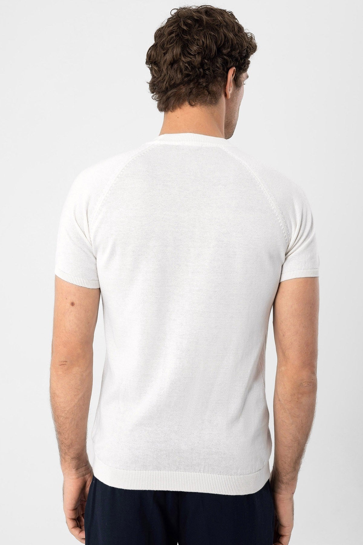 Antioch Bike Collar Slim-Fit Men's Knit T-Shirt