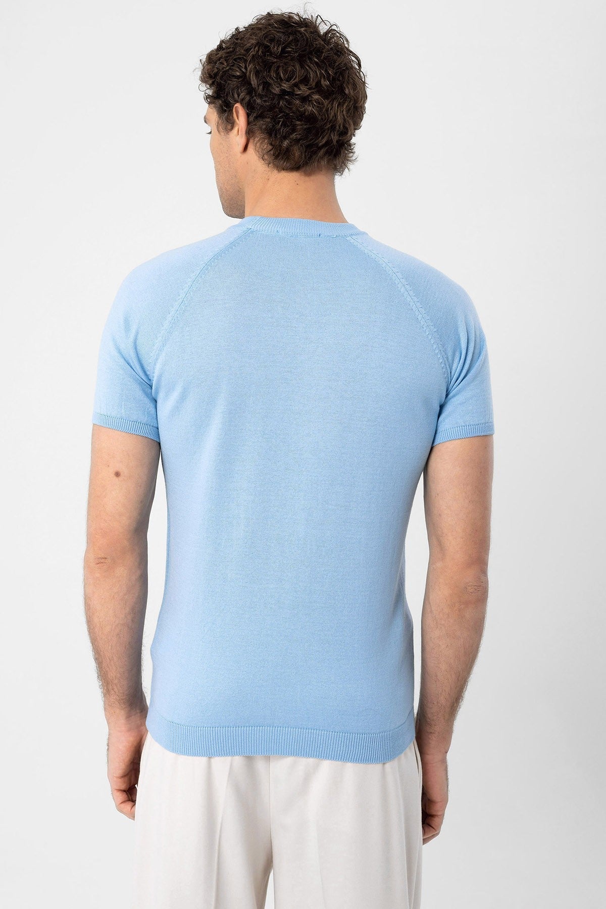 Antioch Bike Collar Slim-Fit Men's Knit T-Shirt