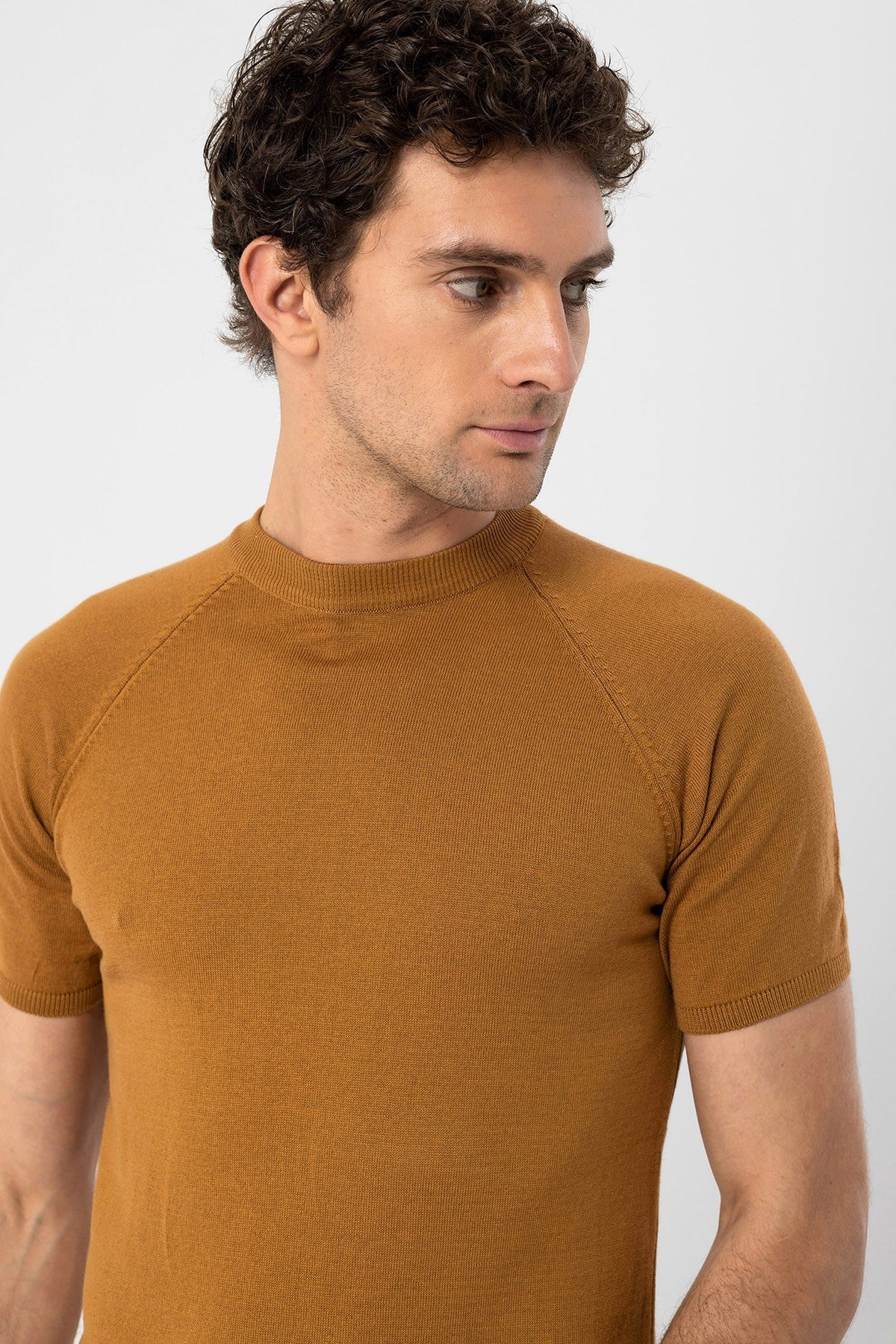 Antioch Bike Collar Slim-Fit Men's Knit T-Shirt