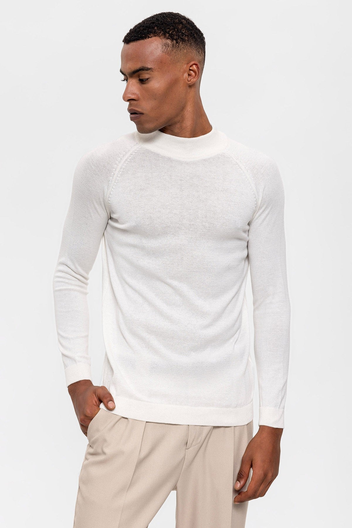 Men's Half-Turtleneck Sweater