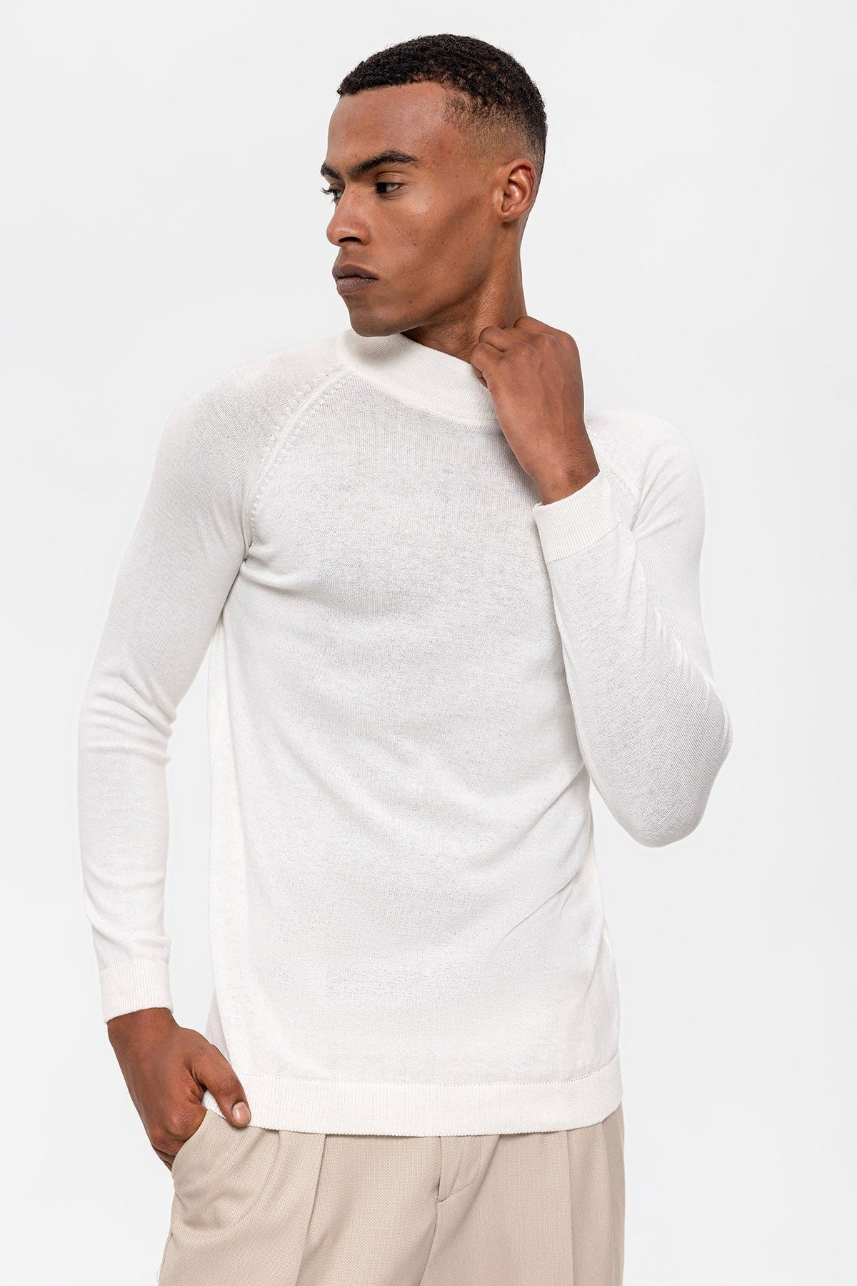 Men's Half-Turtleneck Sweater