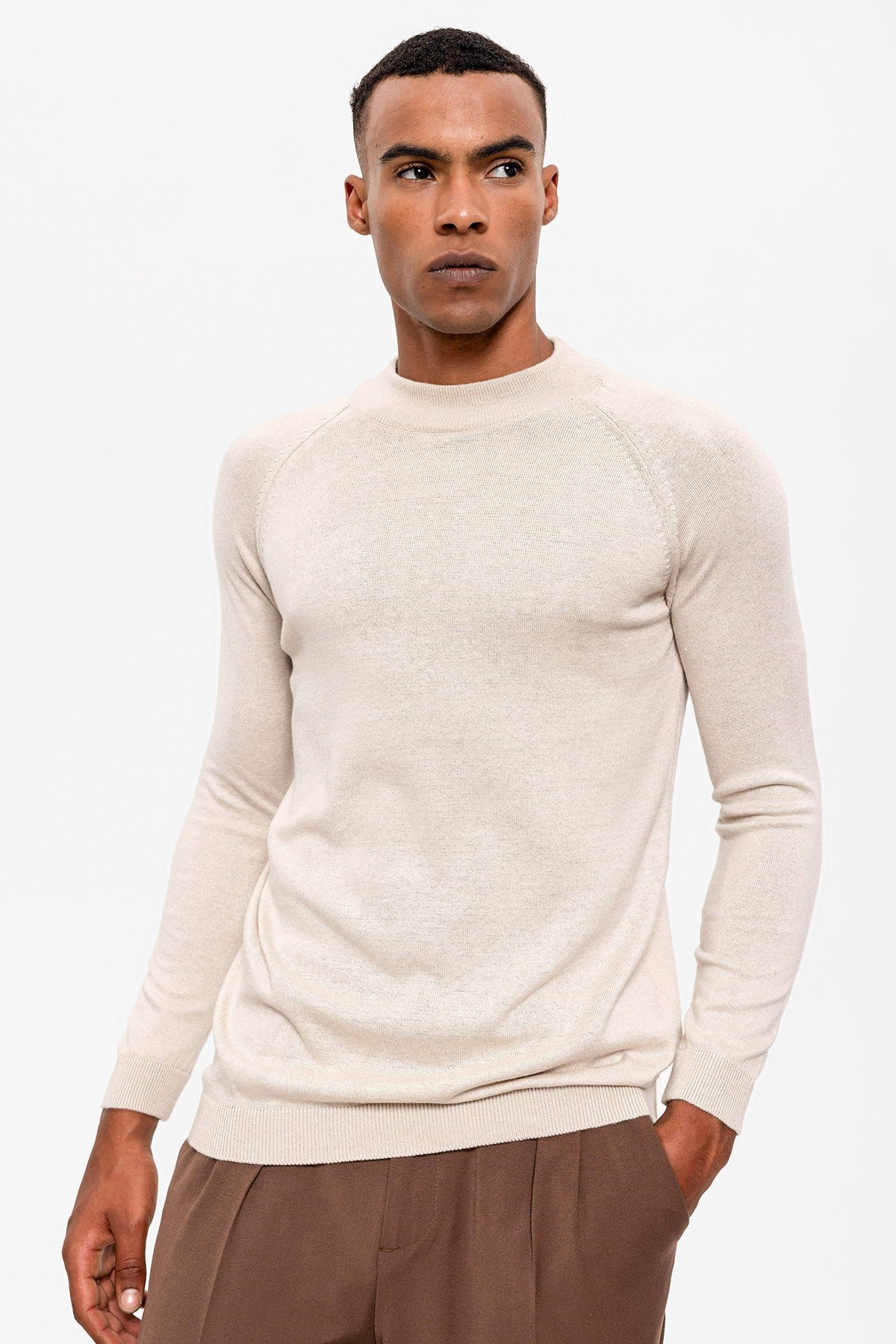 Men's Half-Turtleneck Sweater