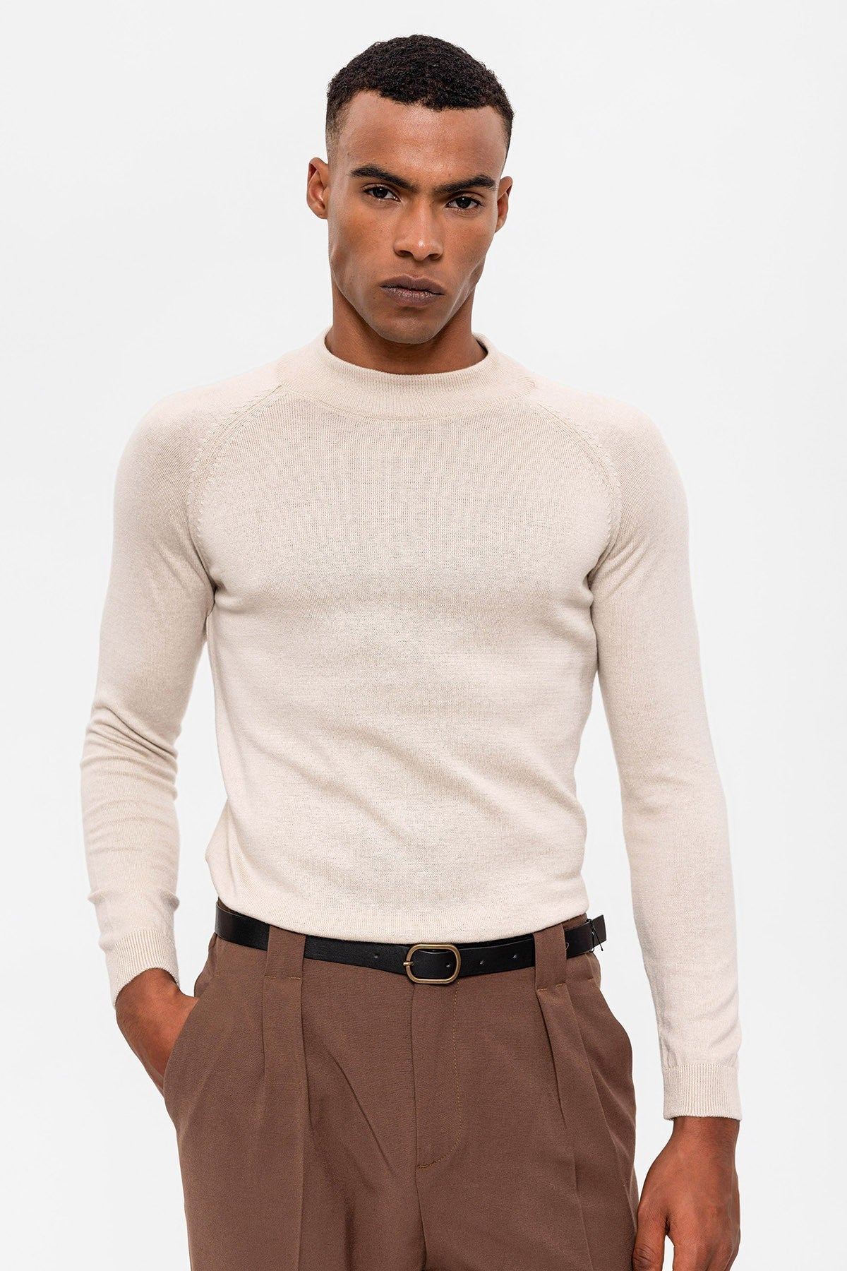 Men's Half-Turtleneck Sweater
