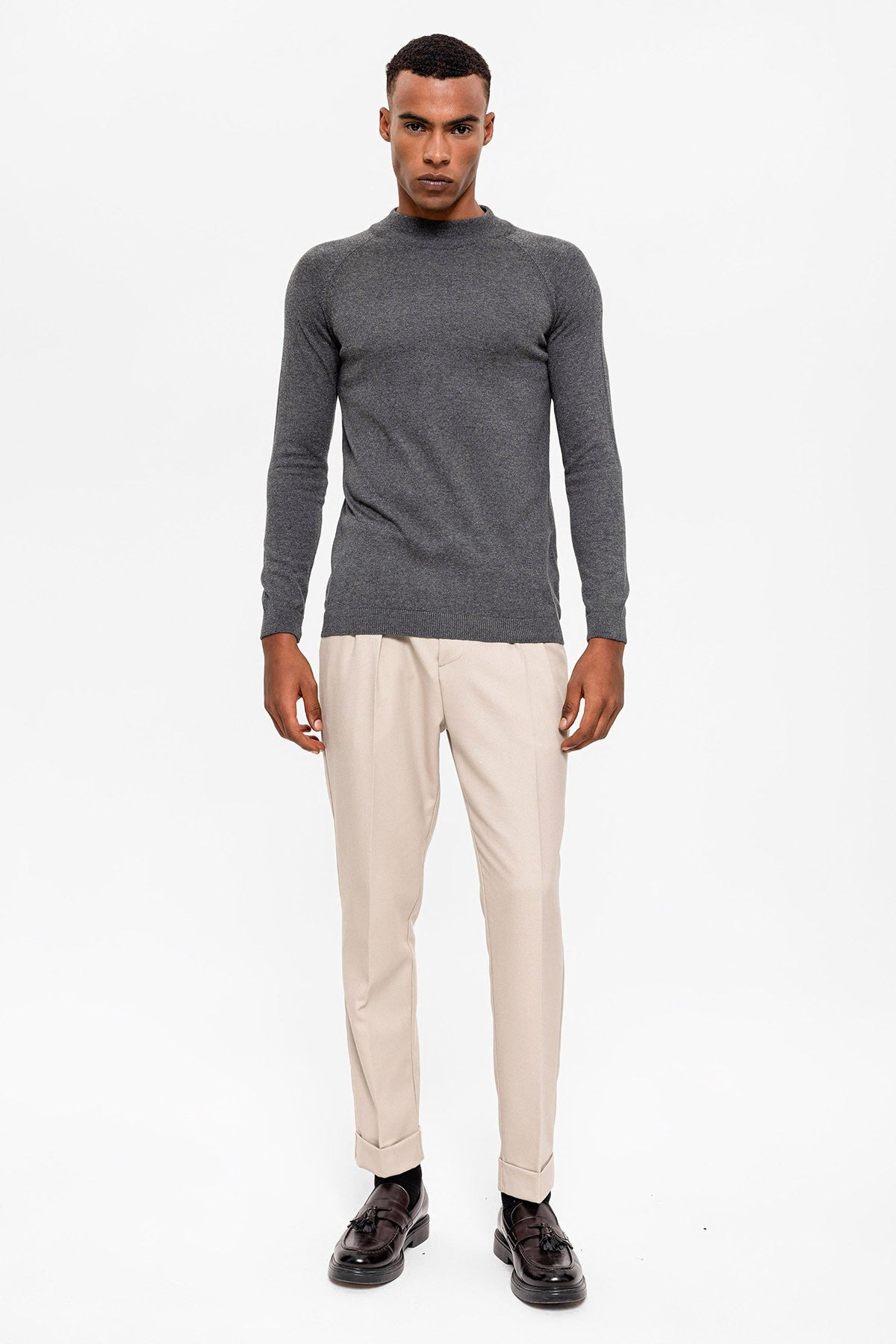 Men's Half-Turtleneck Sweater
