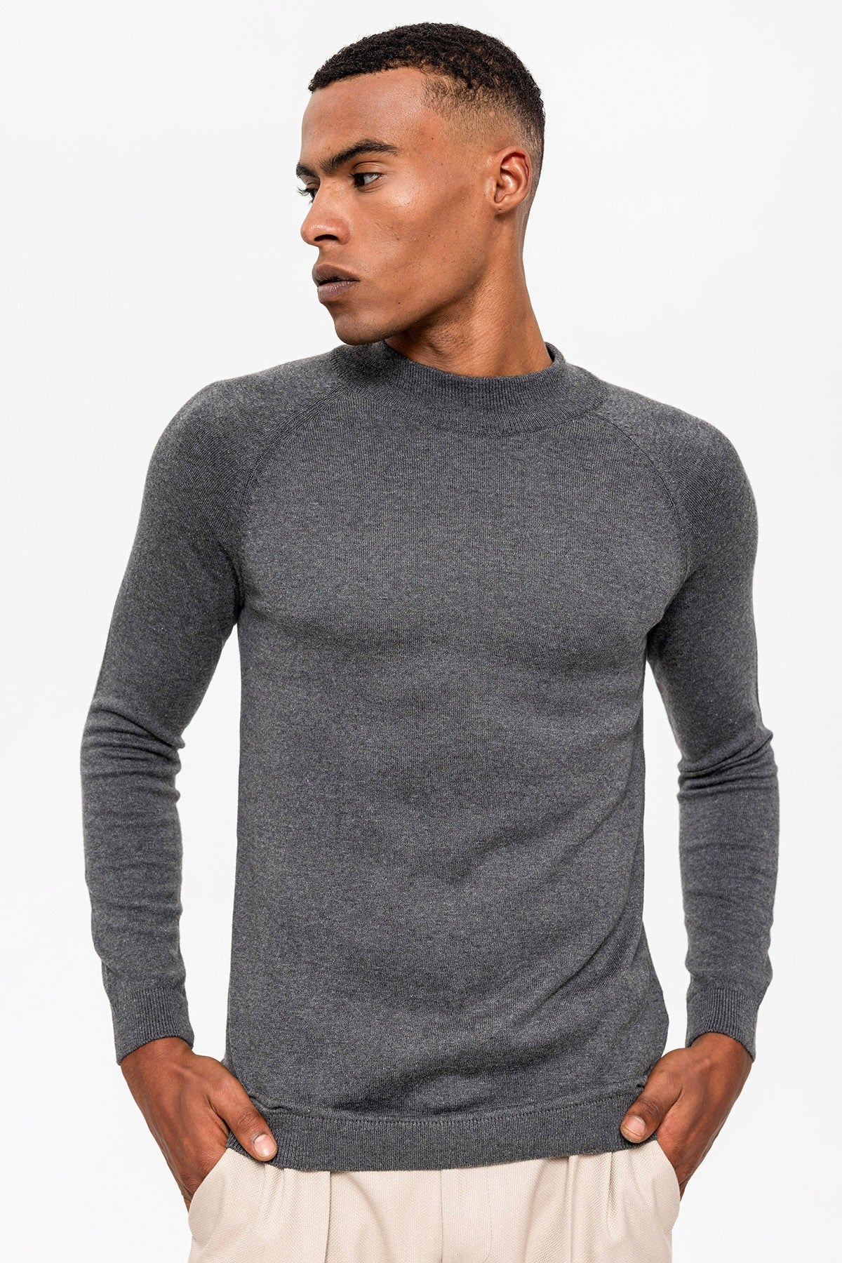 Men's Half-Turtleneck Sweater