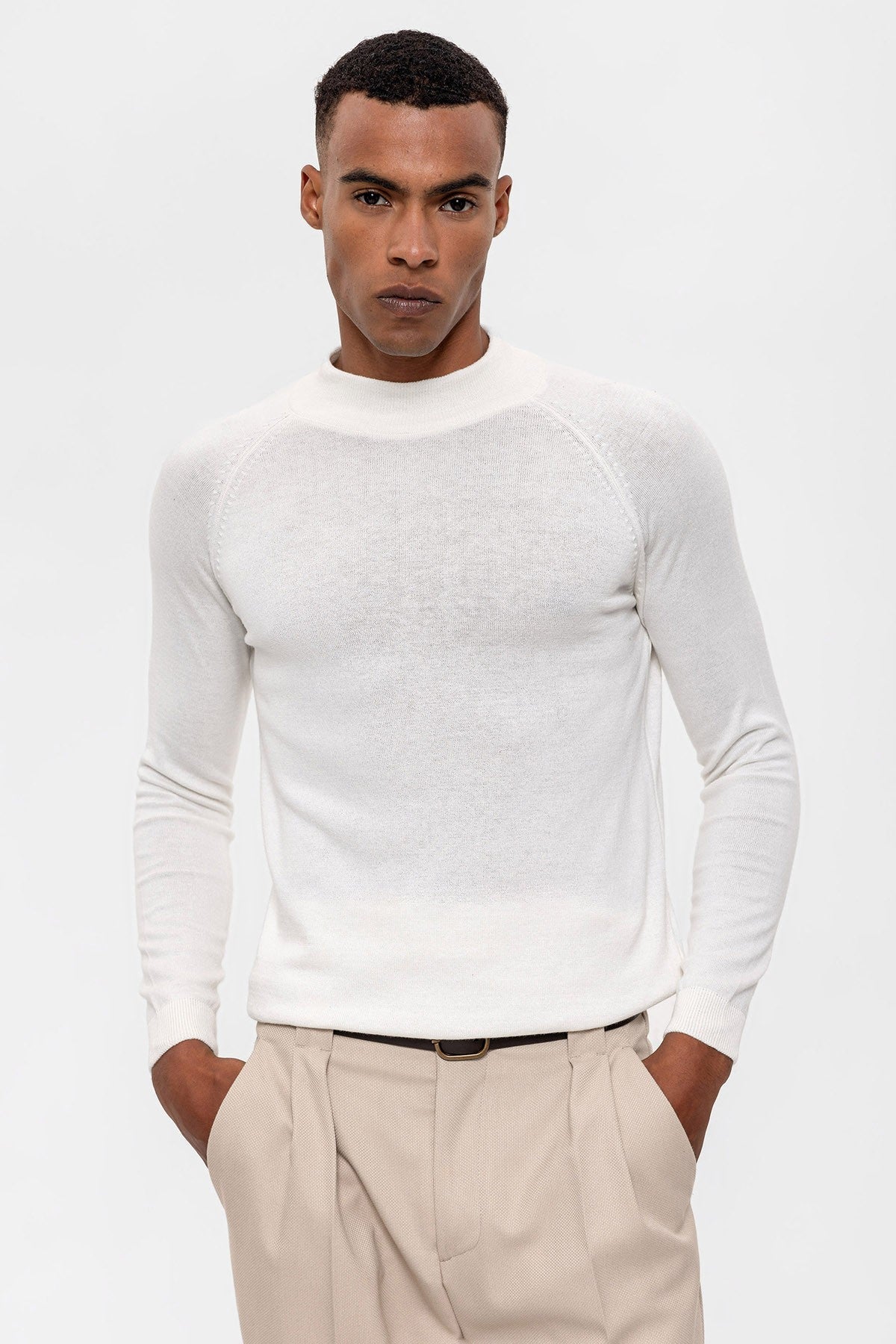 Men's Half-Turtleneck Sweater