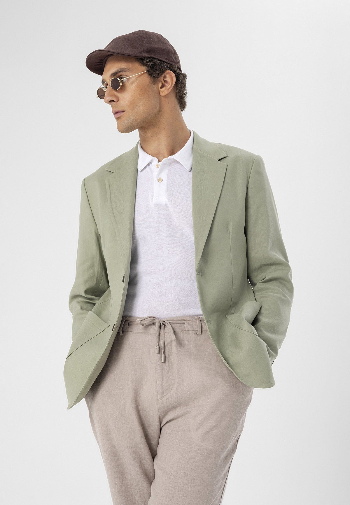 Antioch 100% Linen Men's Blazer Jacket