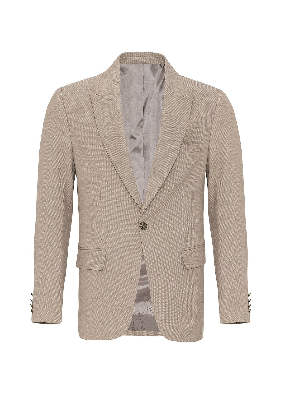 Antioch Metal Single-Button Men's Blazer Jacket