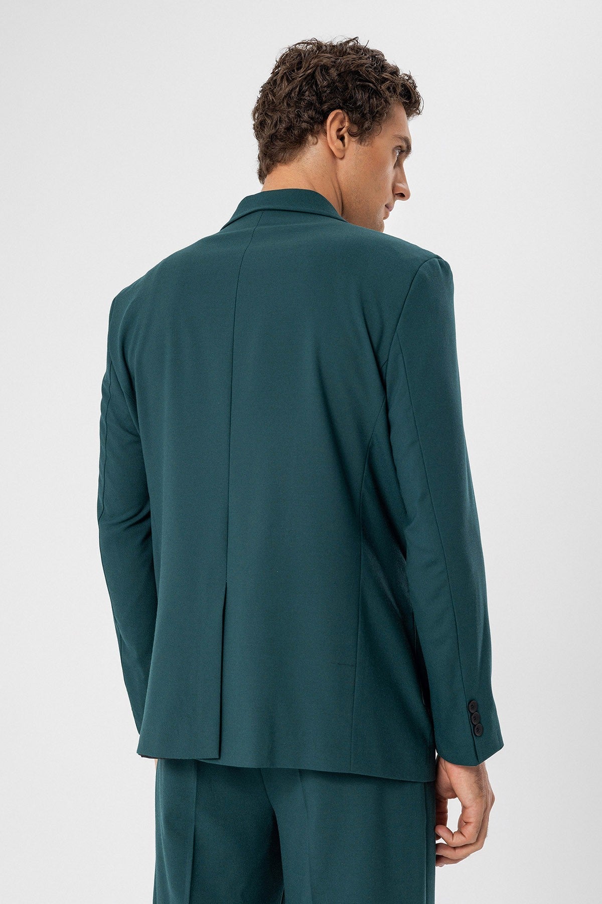 Antioch Men's Double-Breasted Blazer with Side Pockets