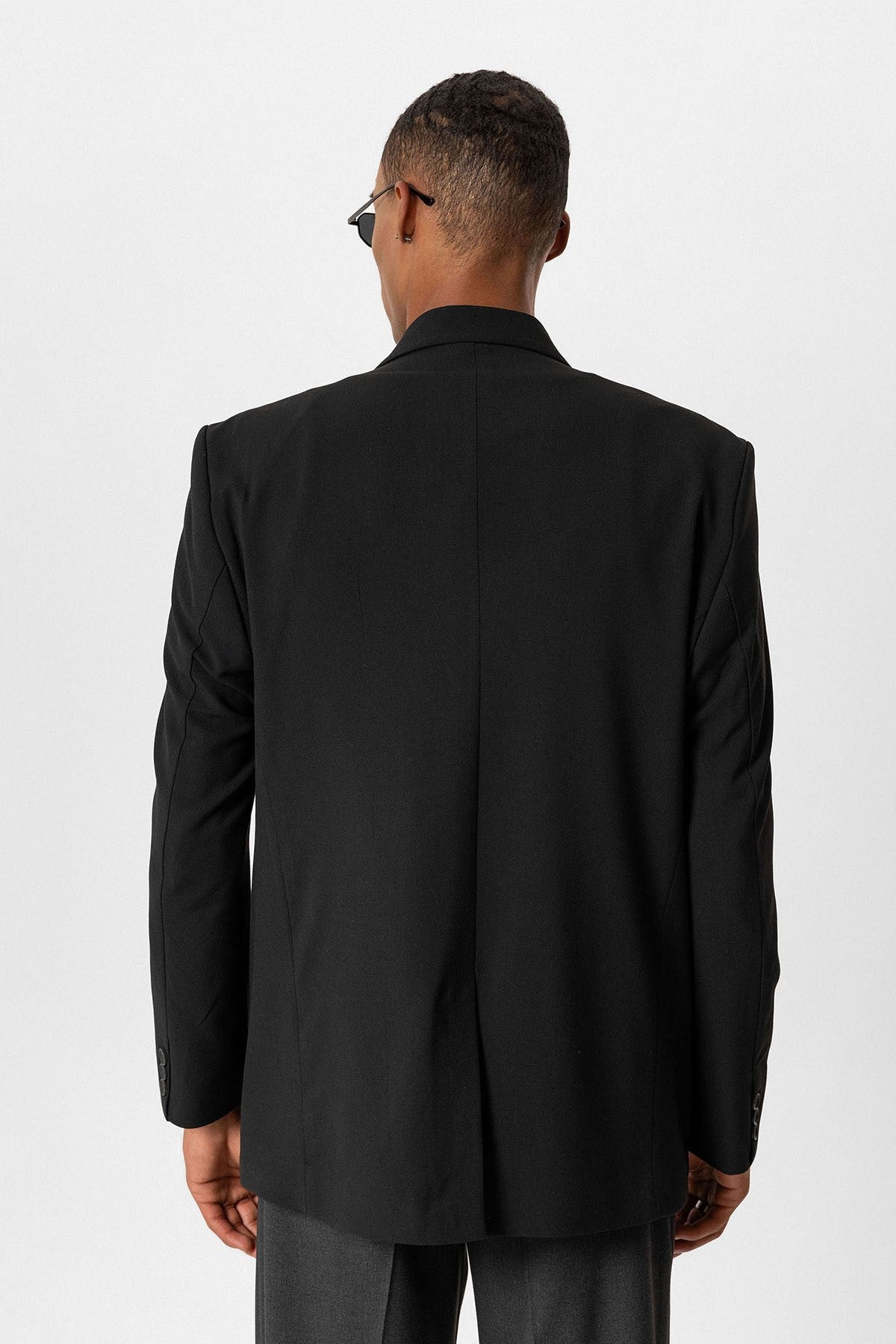 Antioch Men's Double-Breasted Blazer with Side Pockets